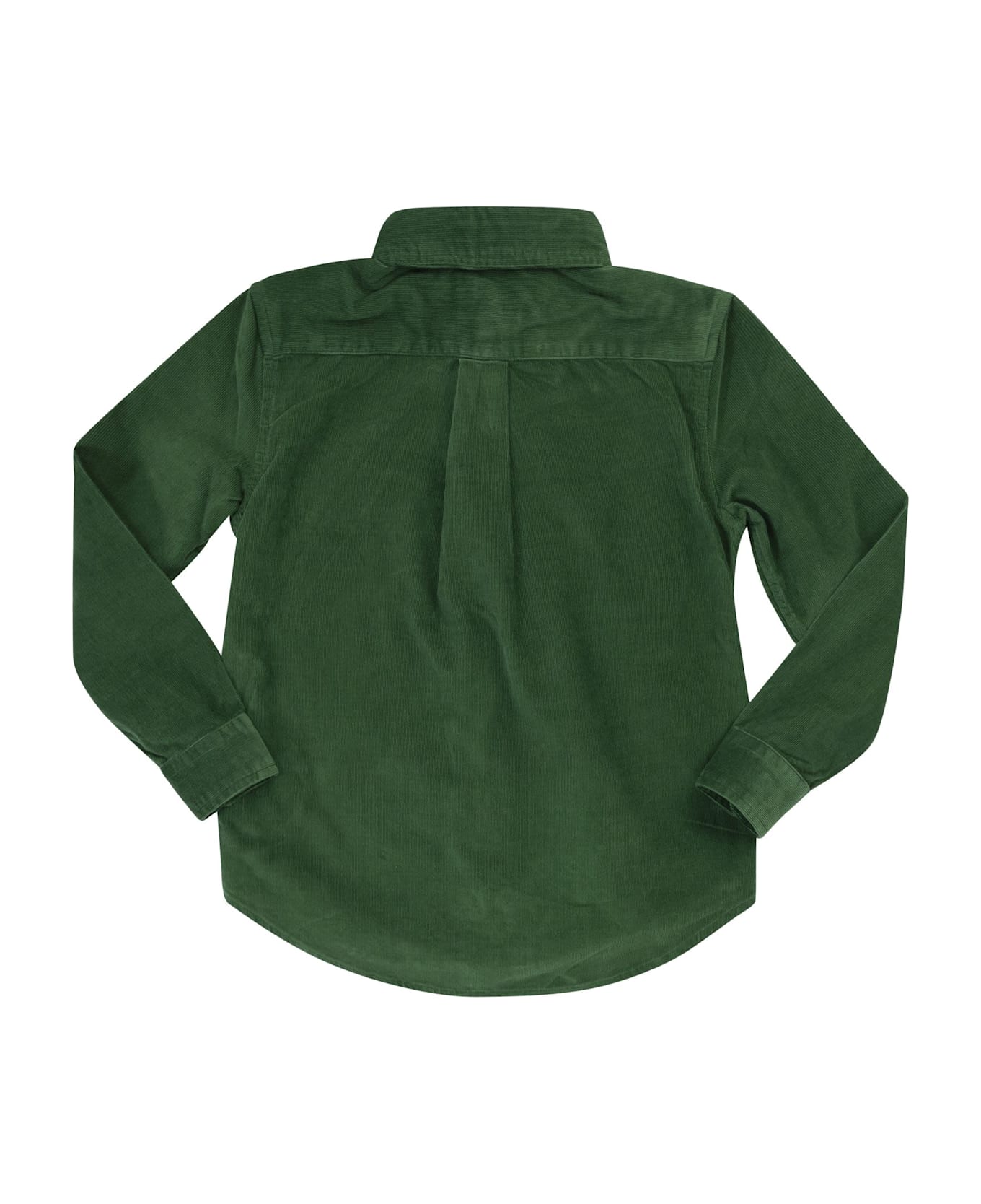 Polo Ralph Lauren Cotton Corduroy Shirt With Logo - Green