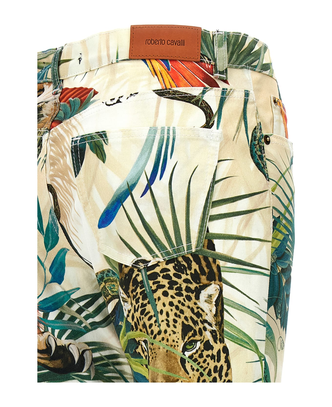 Roberto Cavalli 'jungle' Jeans - Multicolor