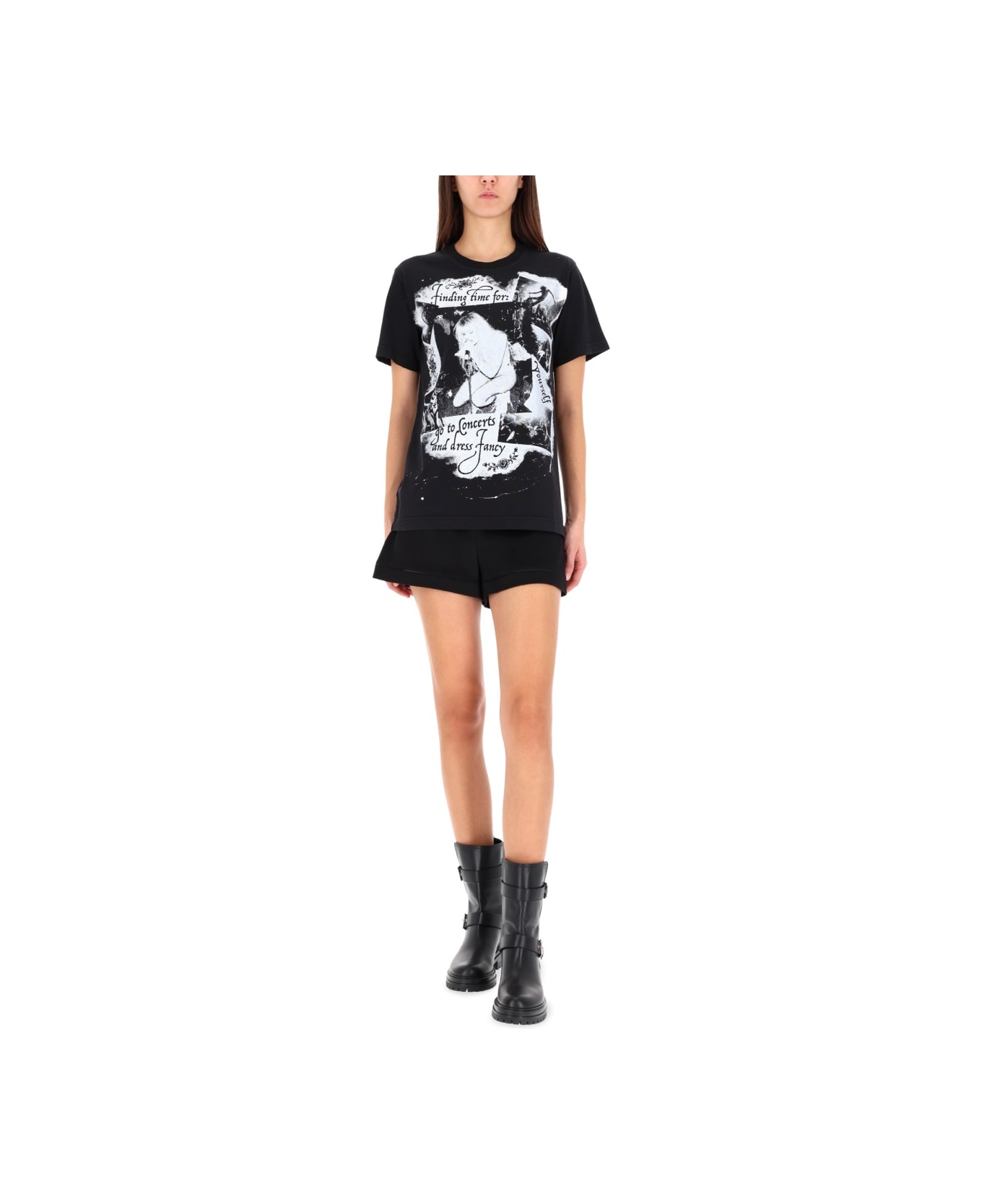 Dolce 
Gabbana T-shirt With Print - BLACK