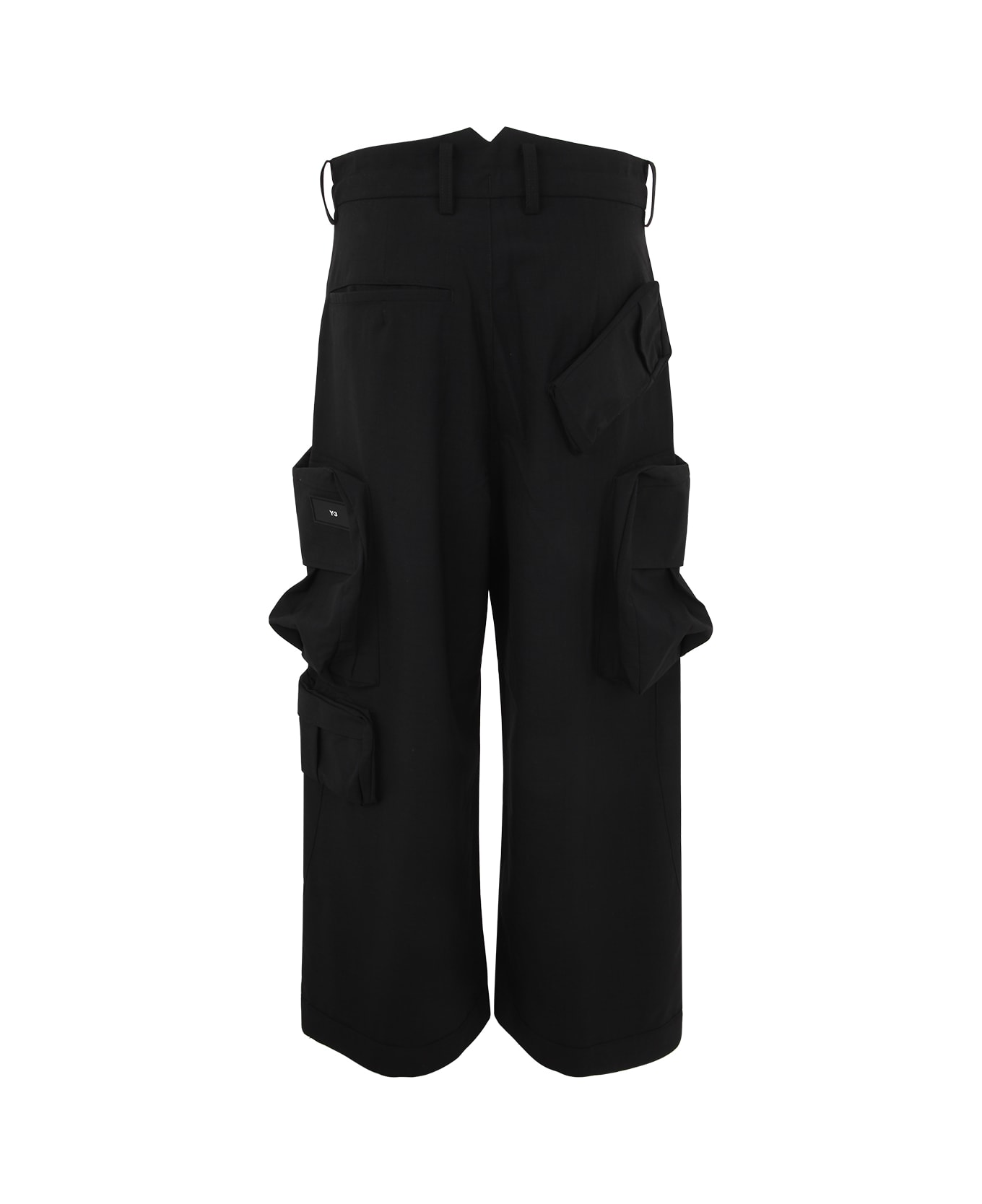 Y-3 Nylon Cuf Pants - Black