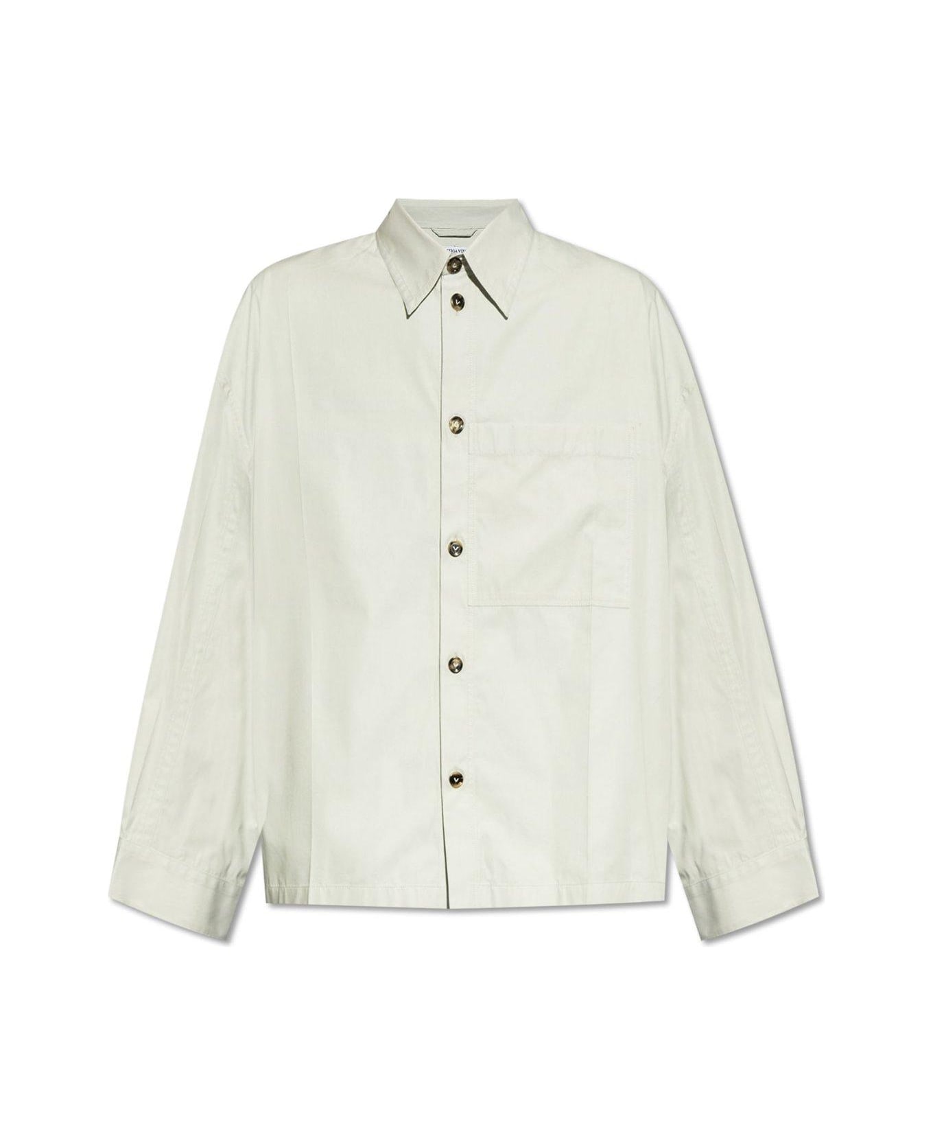 Bottega Veneta Button Down Shirt - Nude 
Neutrals