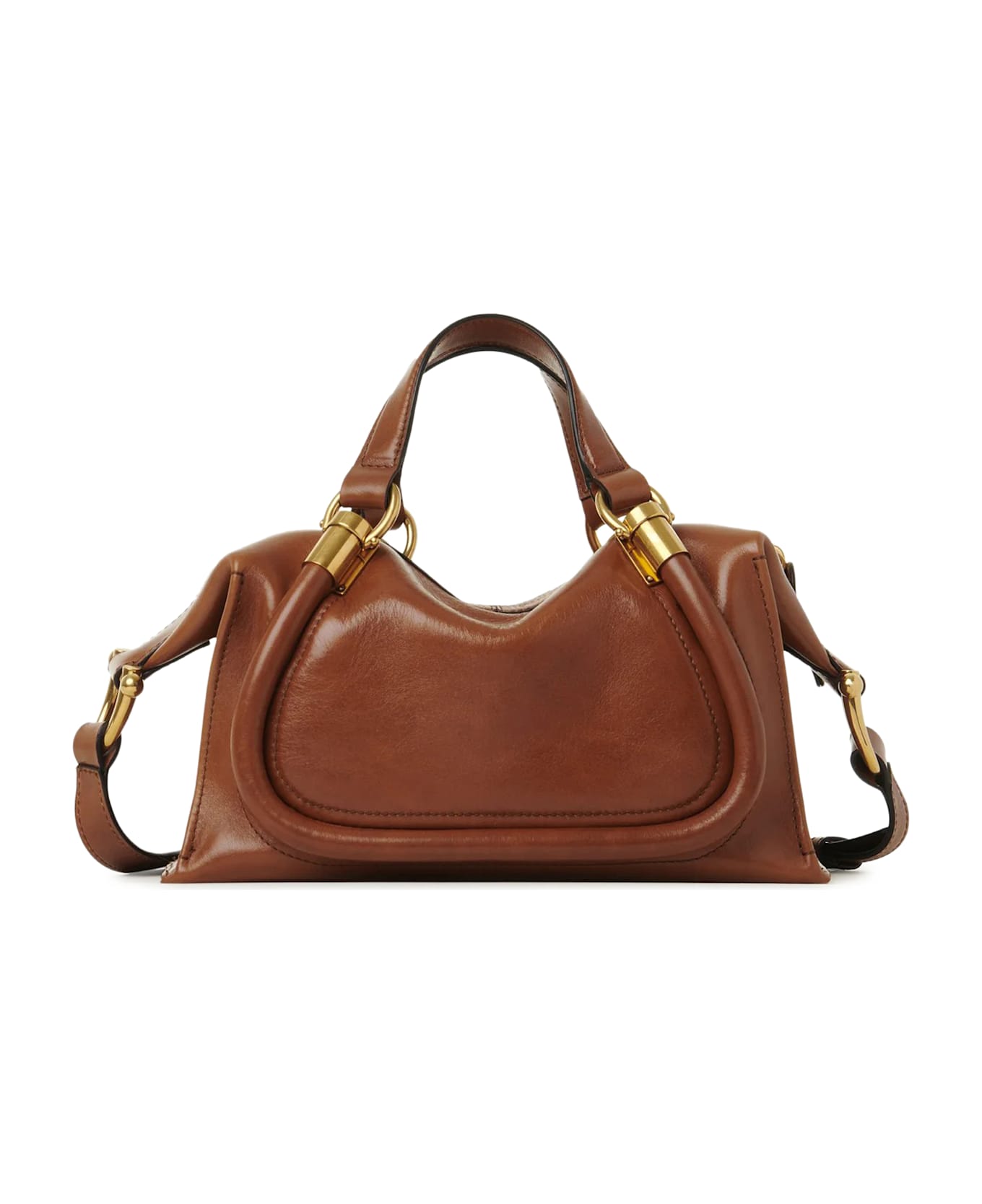 Chloé Small Paraty 24 Bag In Shiny Leather