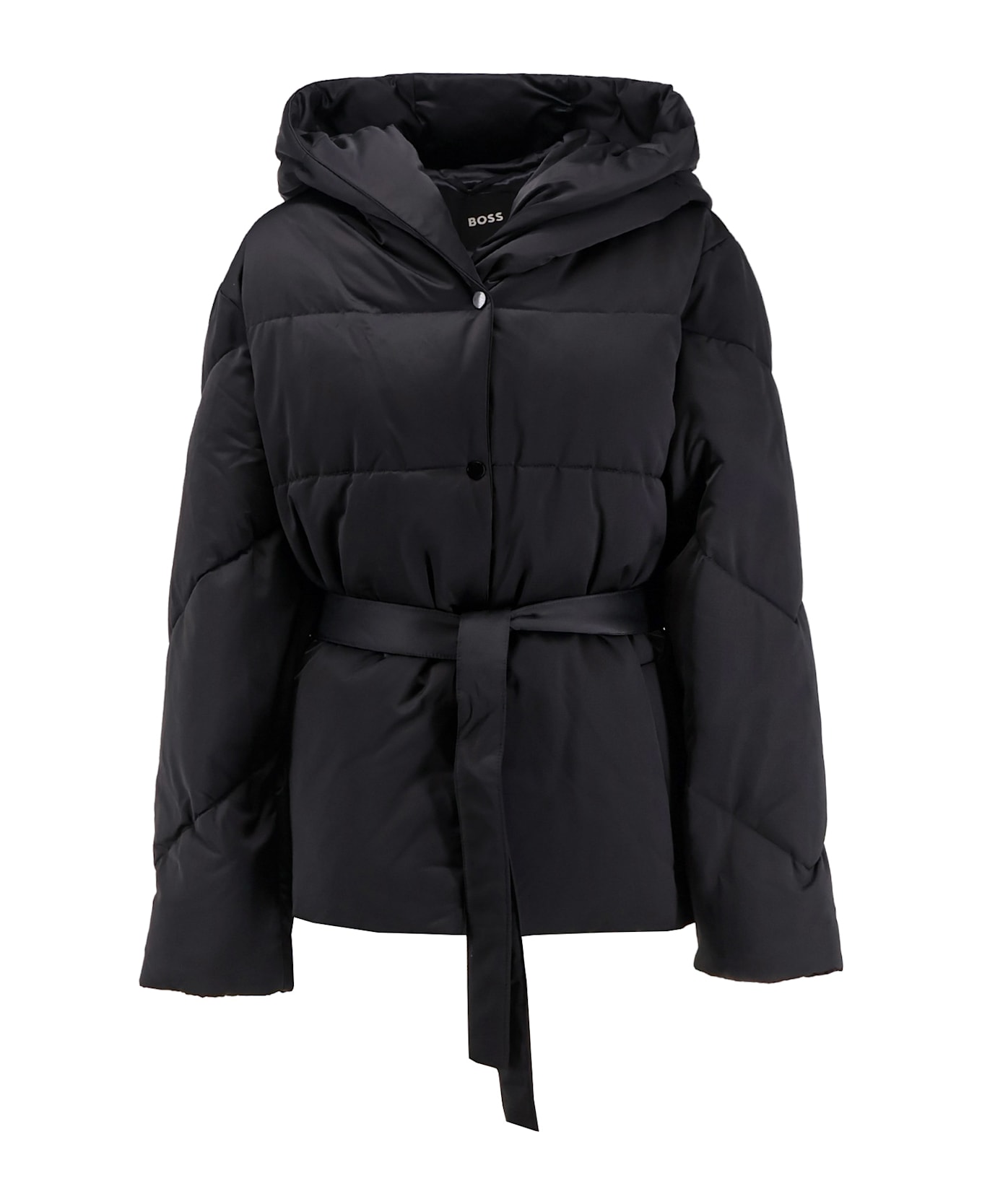 Hugo Boss Plyssa Recycled Polyester Down Jacket - Black