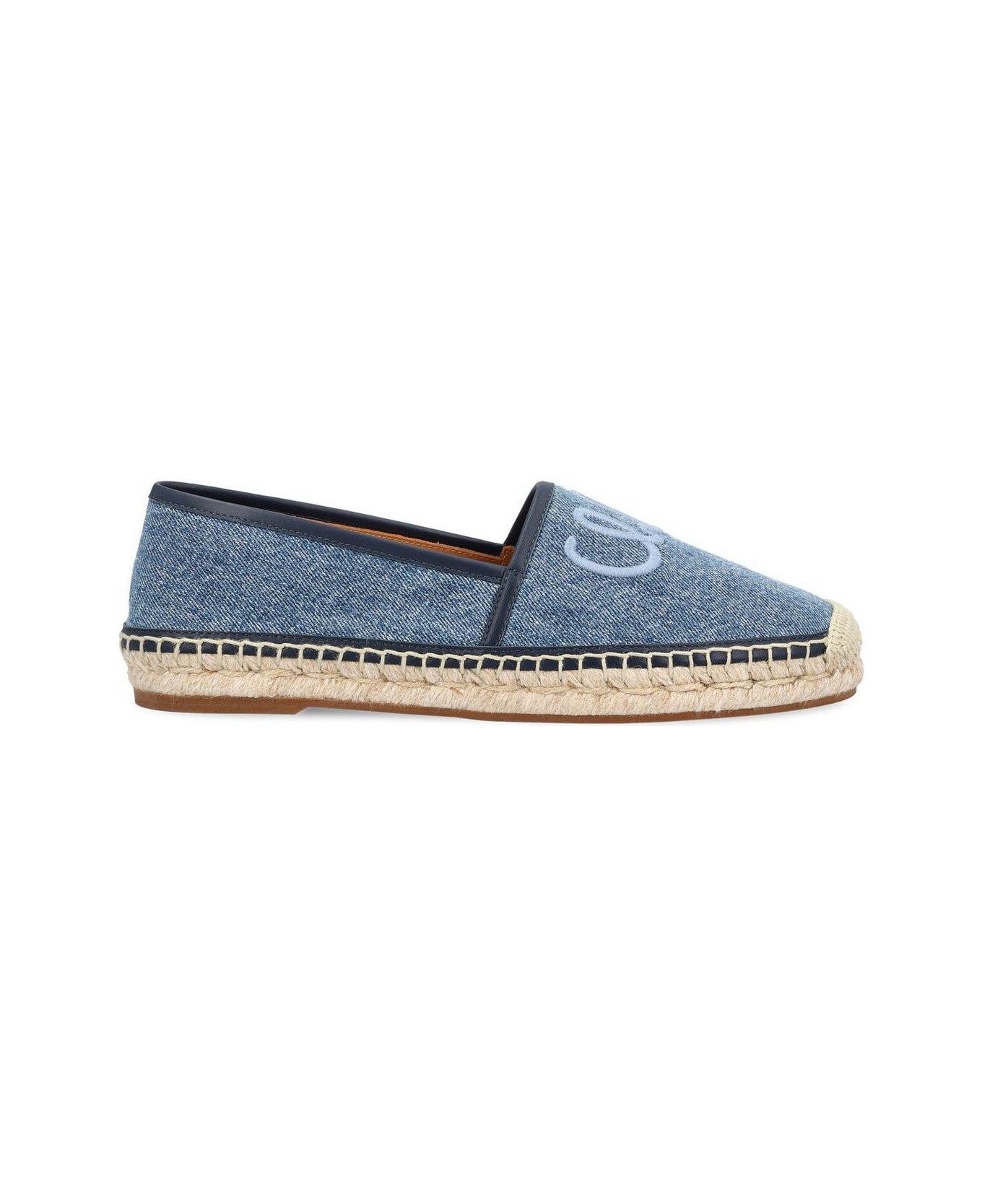 Chloé Isla Denim Espadrille - Blue