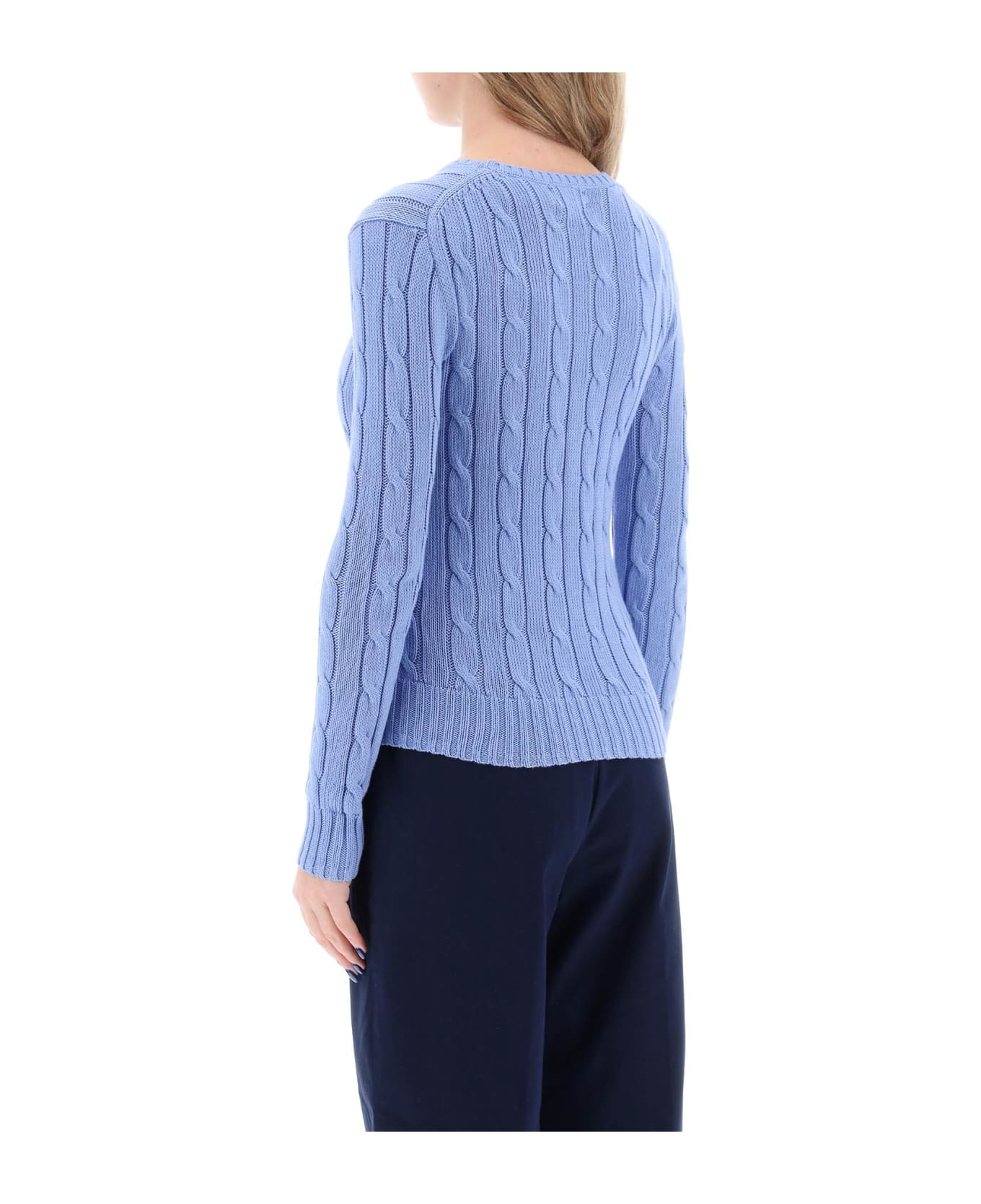Polo Ralph Lauren Cable Knit Cotton Sweater - NEW LITCHFIELD BLUE (Light blue)