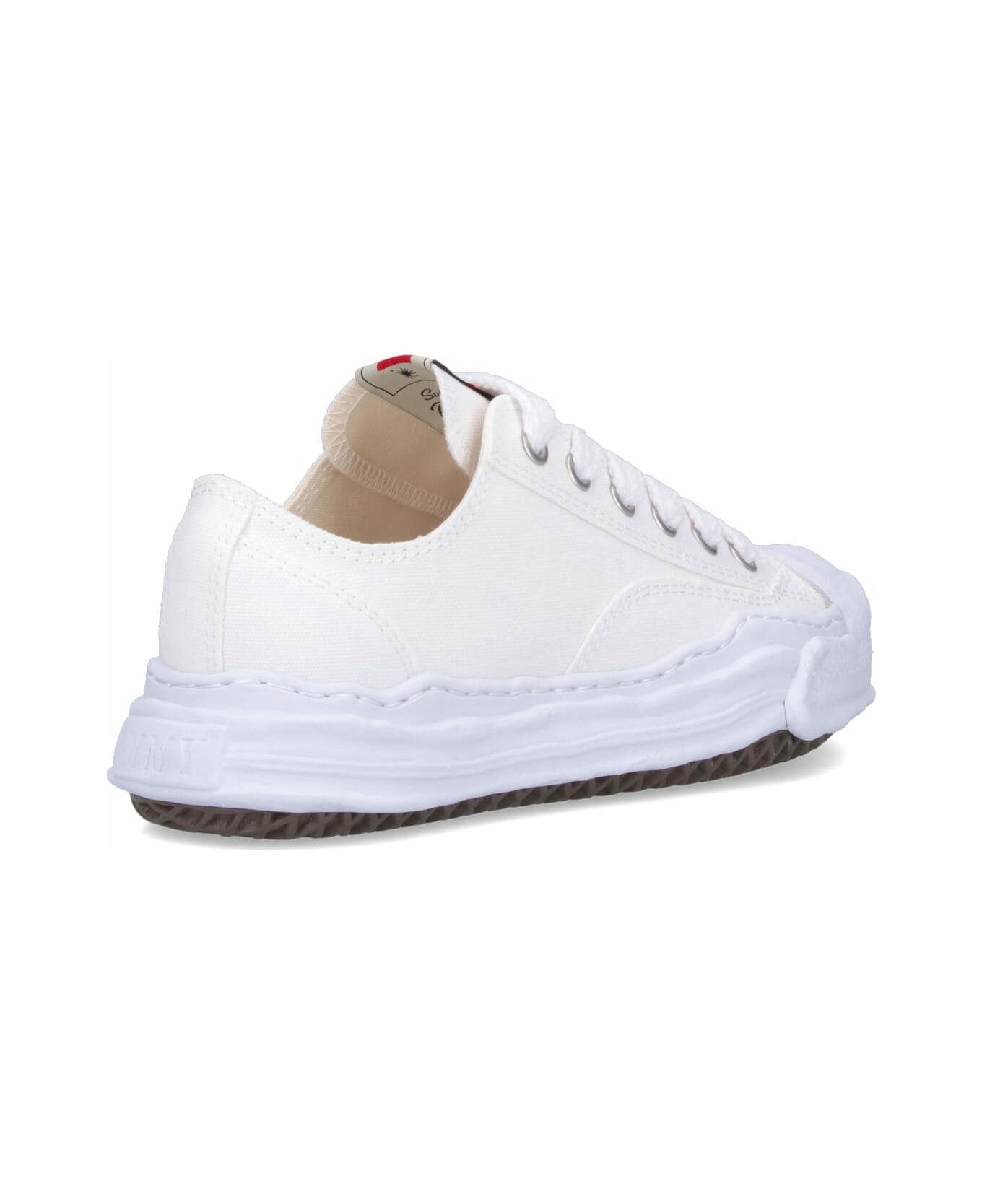 Mihara Yasuhiro 'og Hank' Low-top Sneakers - WHITE