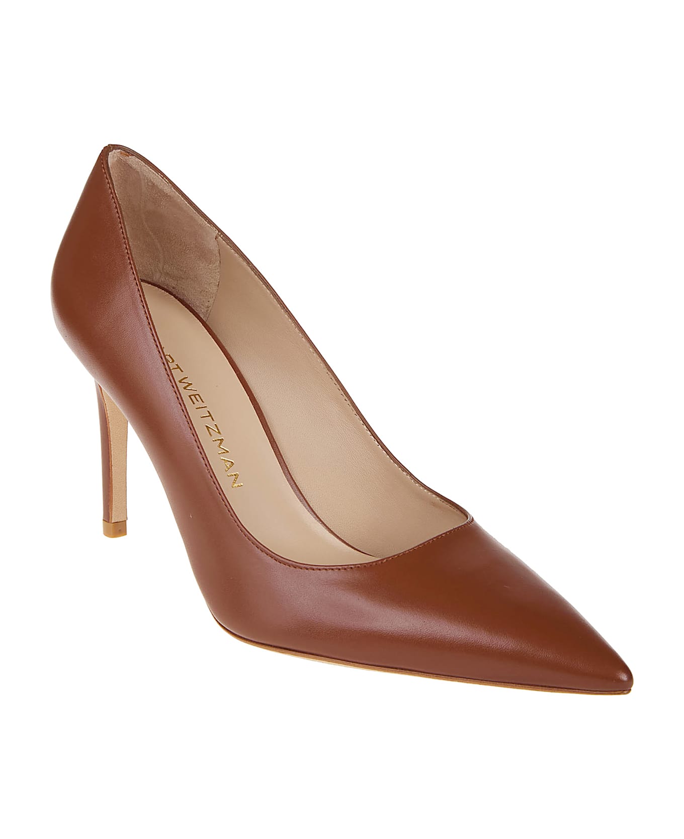 Stuart Weitzman Stuart Power 85 Pumps - Luxe Saddle