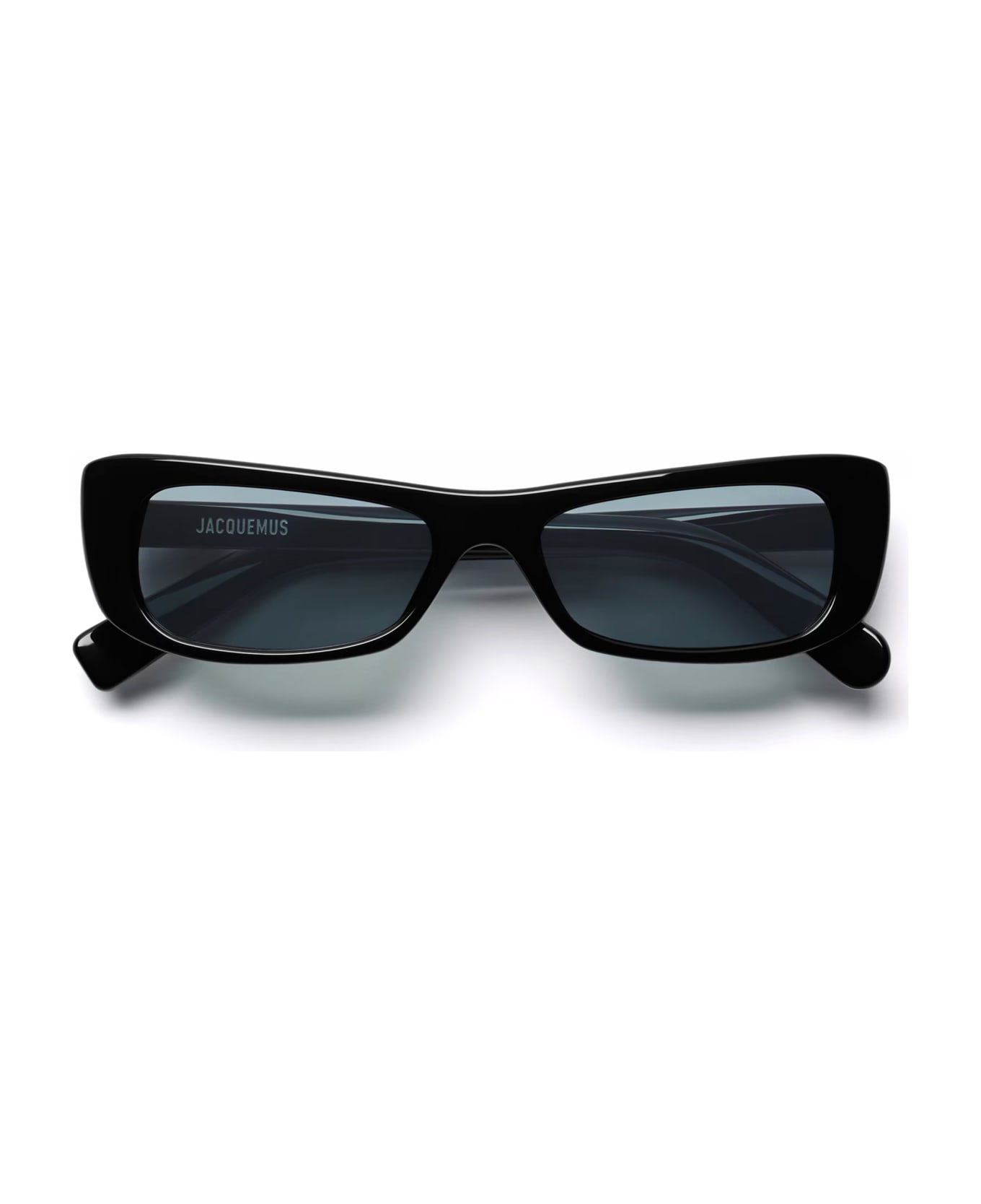 Jacquemus Capri - Black Sunglasses - capri black  yellow gold 