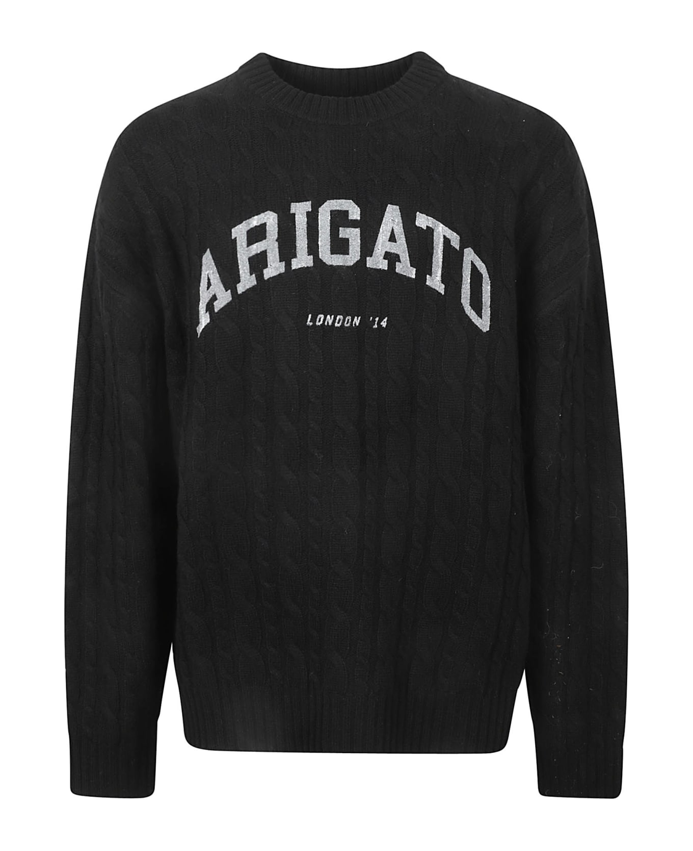 Axel Arigato Logo Sweatshirt - Black ニットウェア
