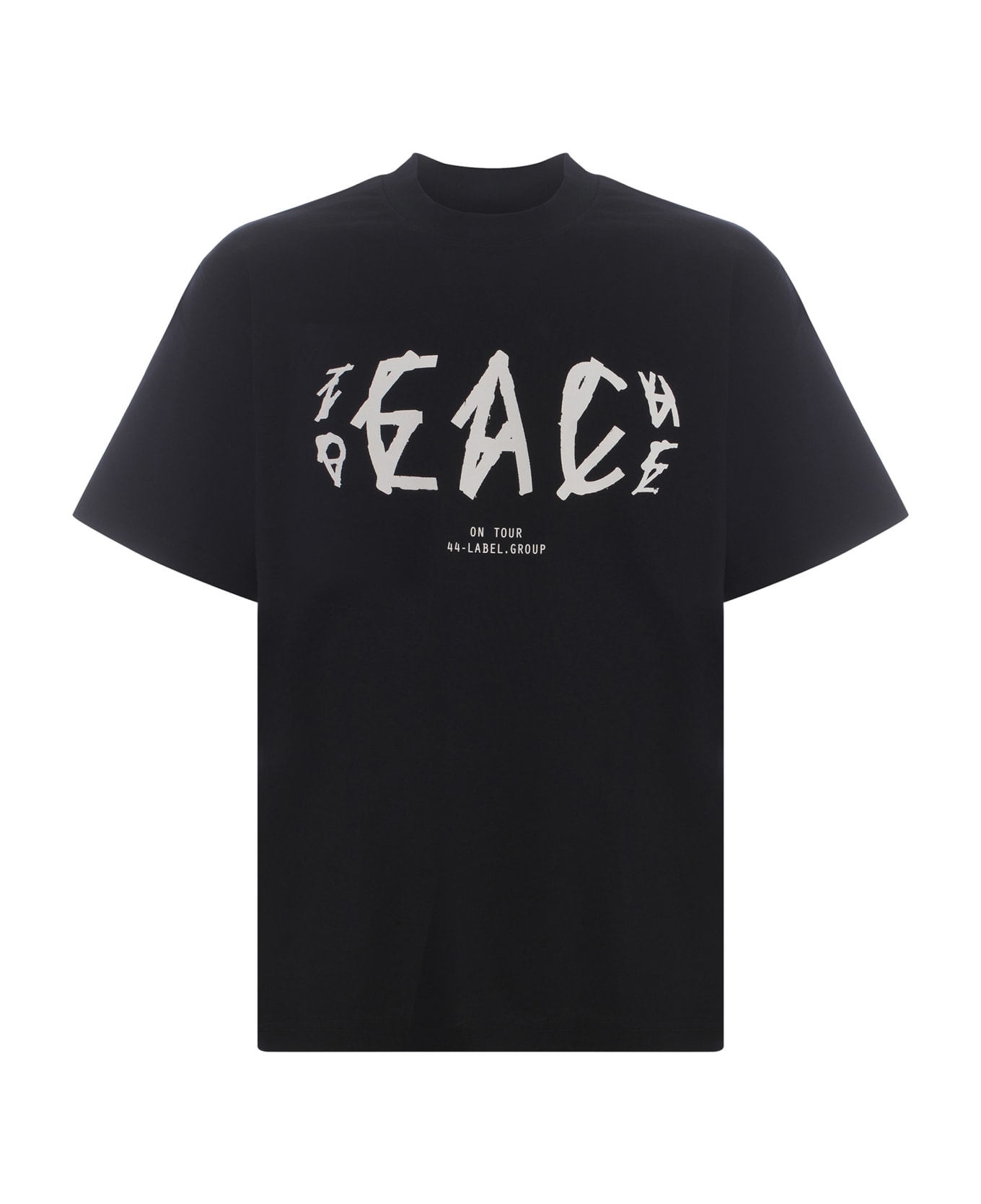 44 Label Group T-shirt 44label Group "peace" Made Of Cotton - Nero