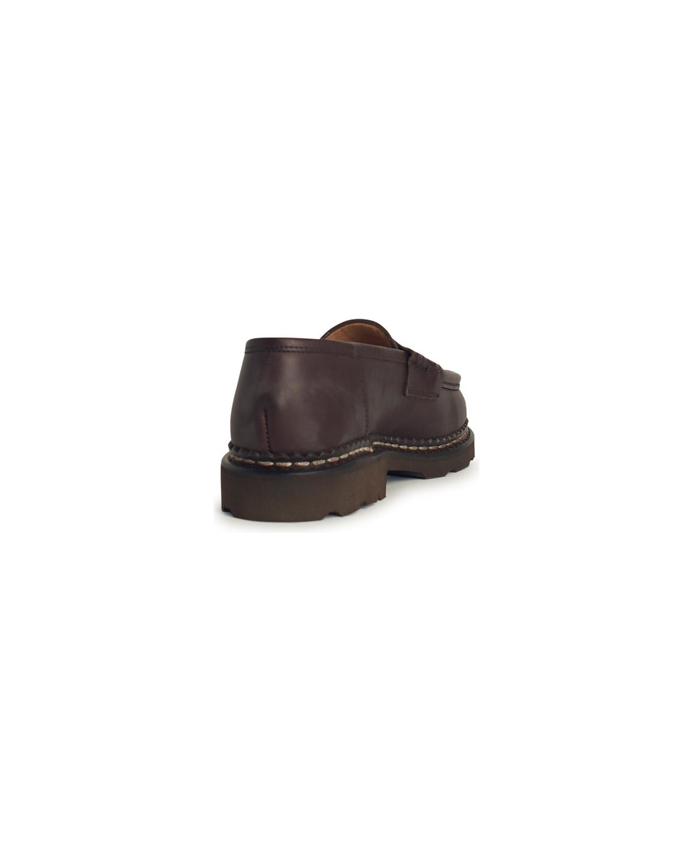 Paraboot 'remis' Brown Leather Loafers - Brown