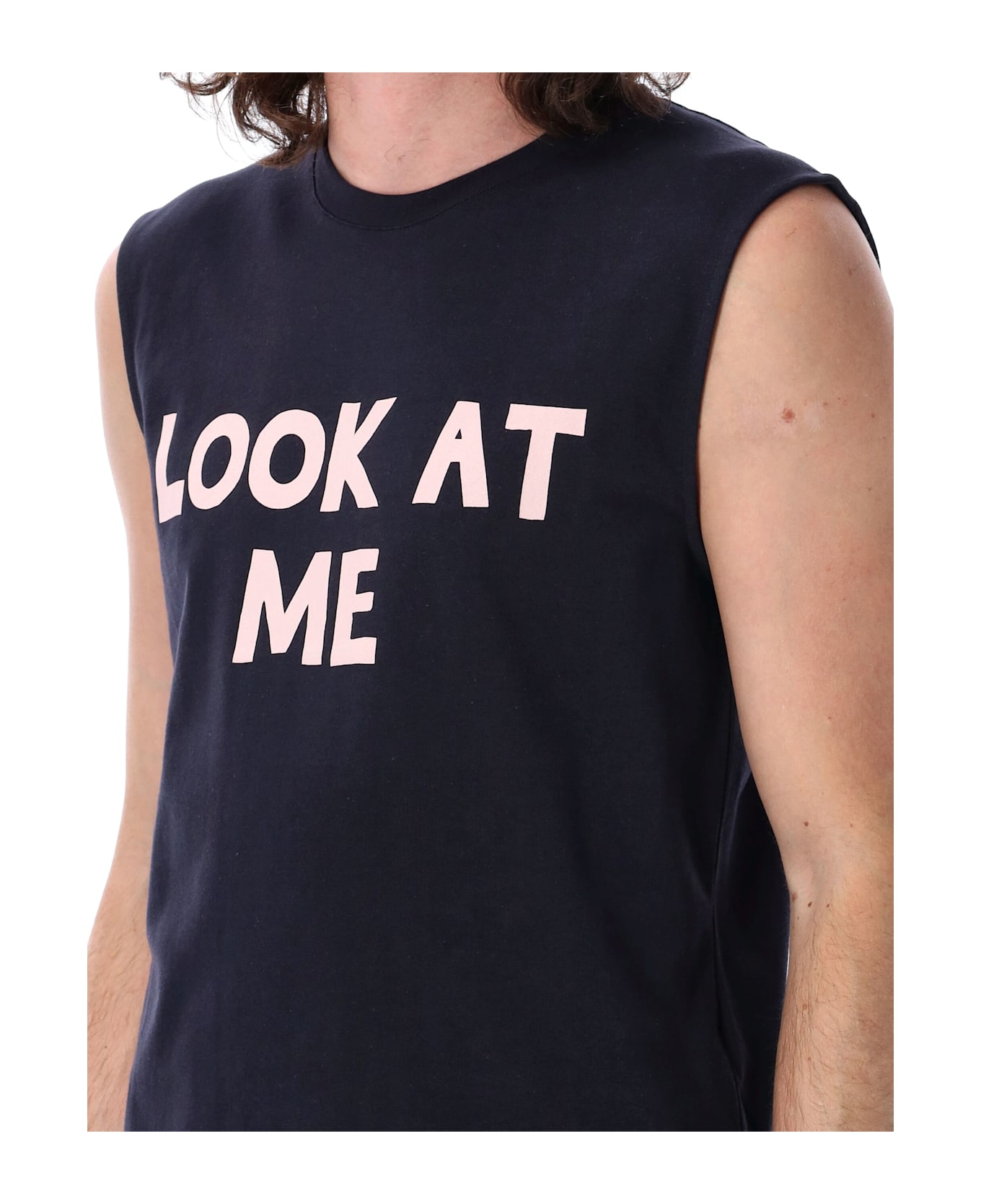 J.W. Anderson Look At Me Printed Top - DARK NAVY