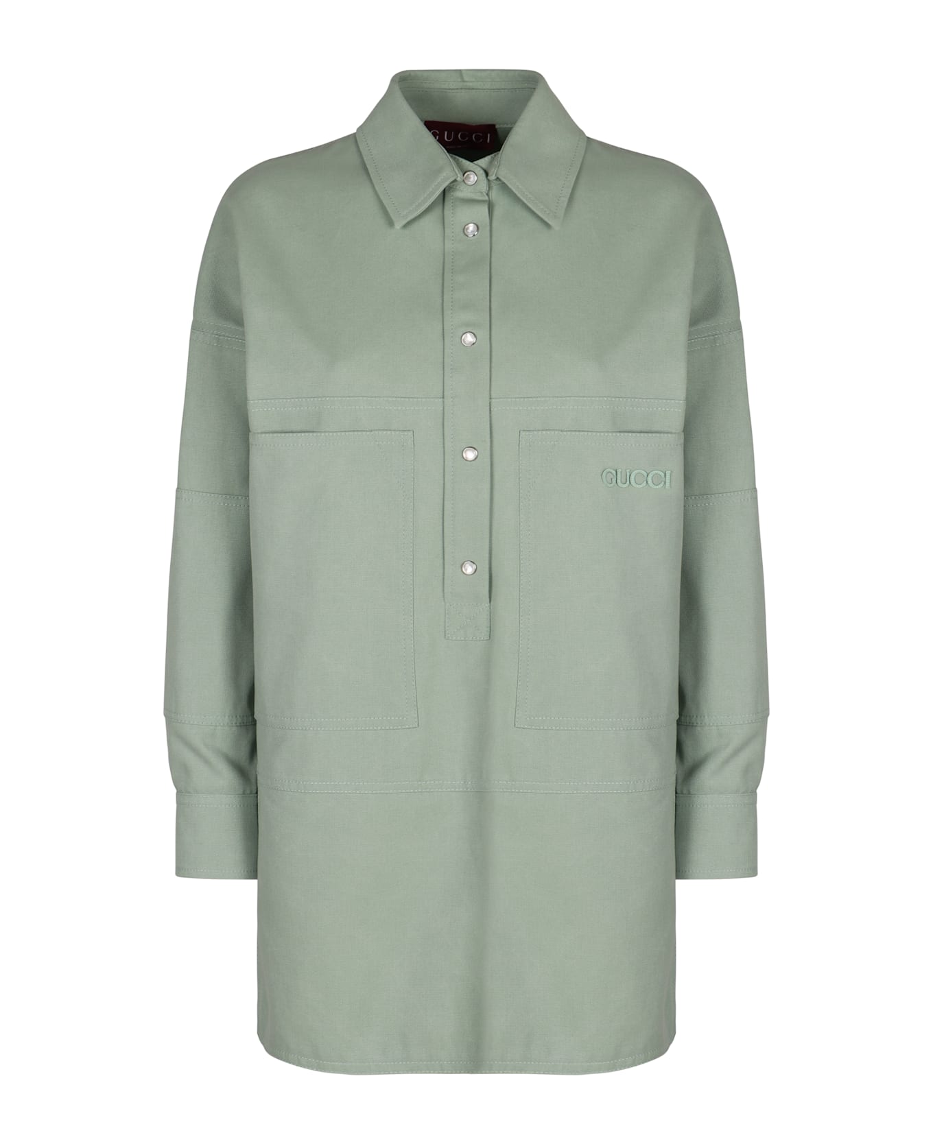 Gucci Cotton Overshirt - green
