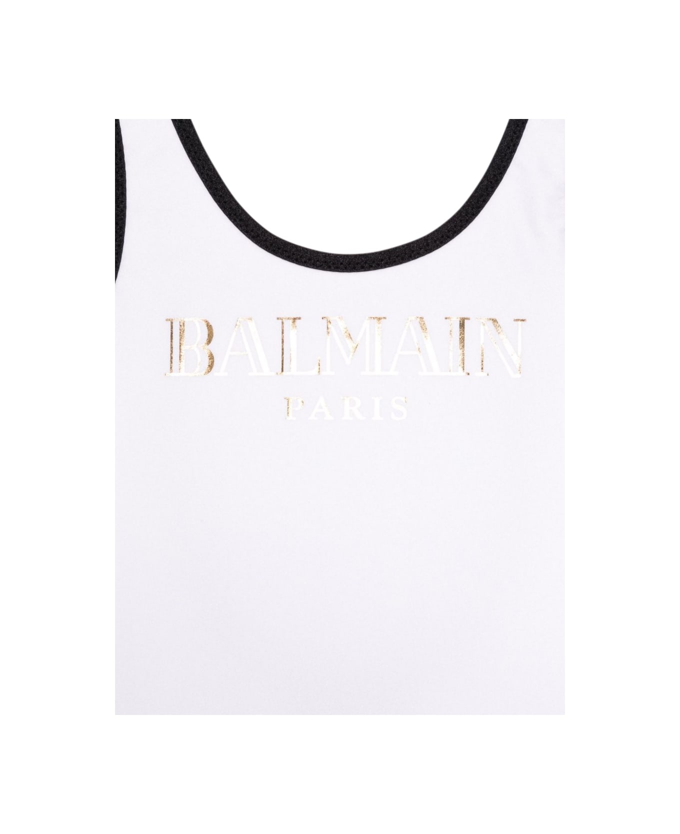 Balmain One-piece Swimsuit - WHITE
