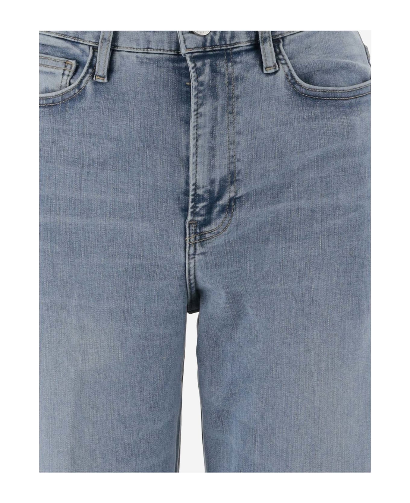 Frame Stretch Cotton Denim Jeans - Denim