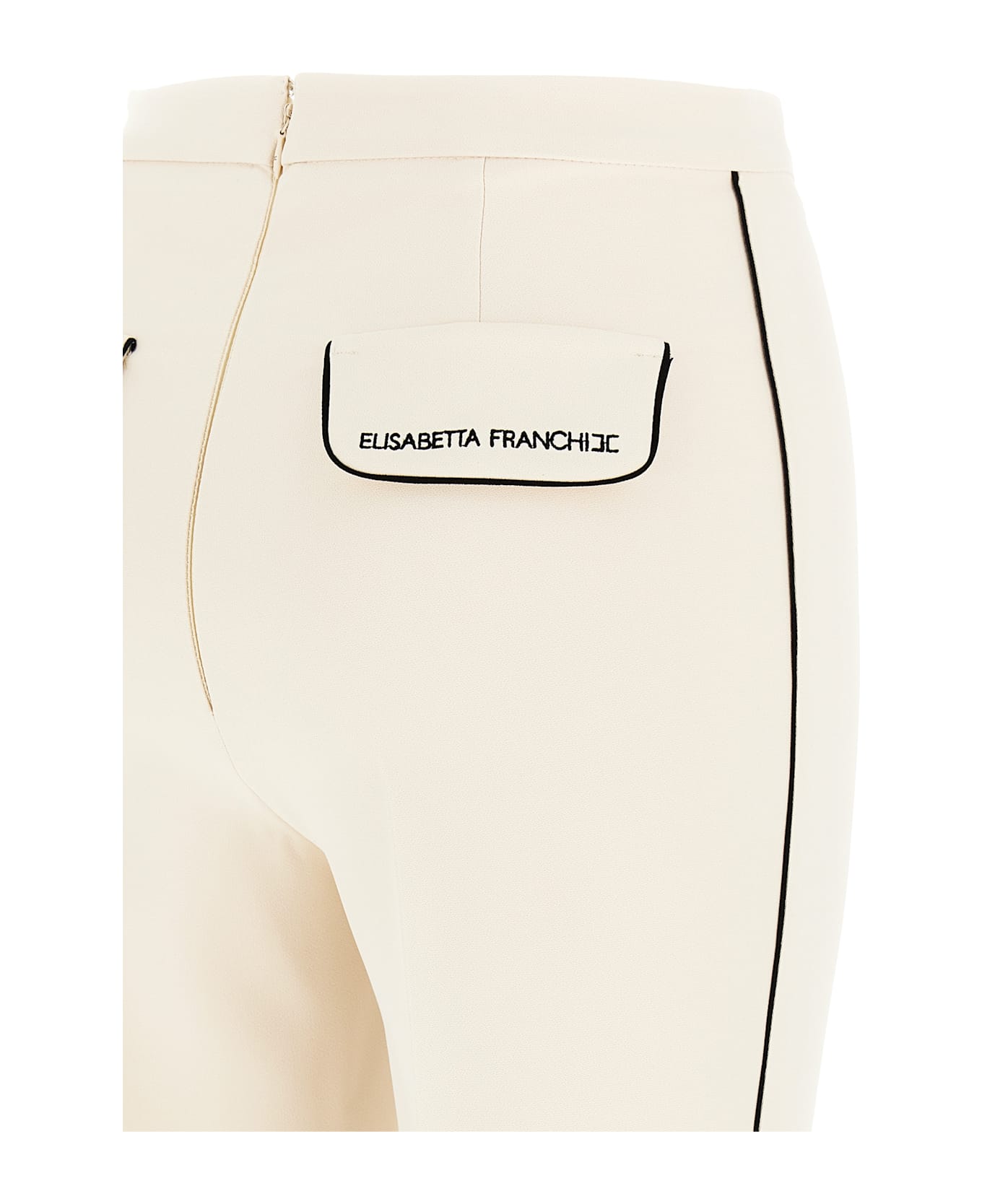 Elisabetta Franchi Crêpe Pants - Beige