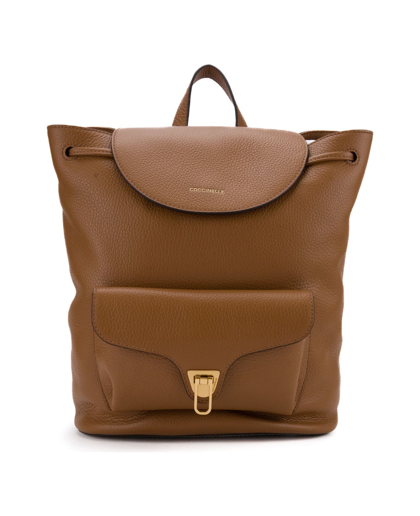 Coccinelle Beat Soft Brown Backpack - Cuir バックパック