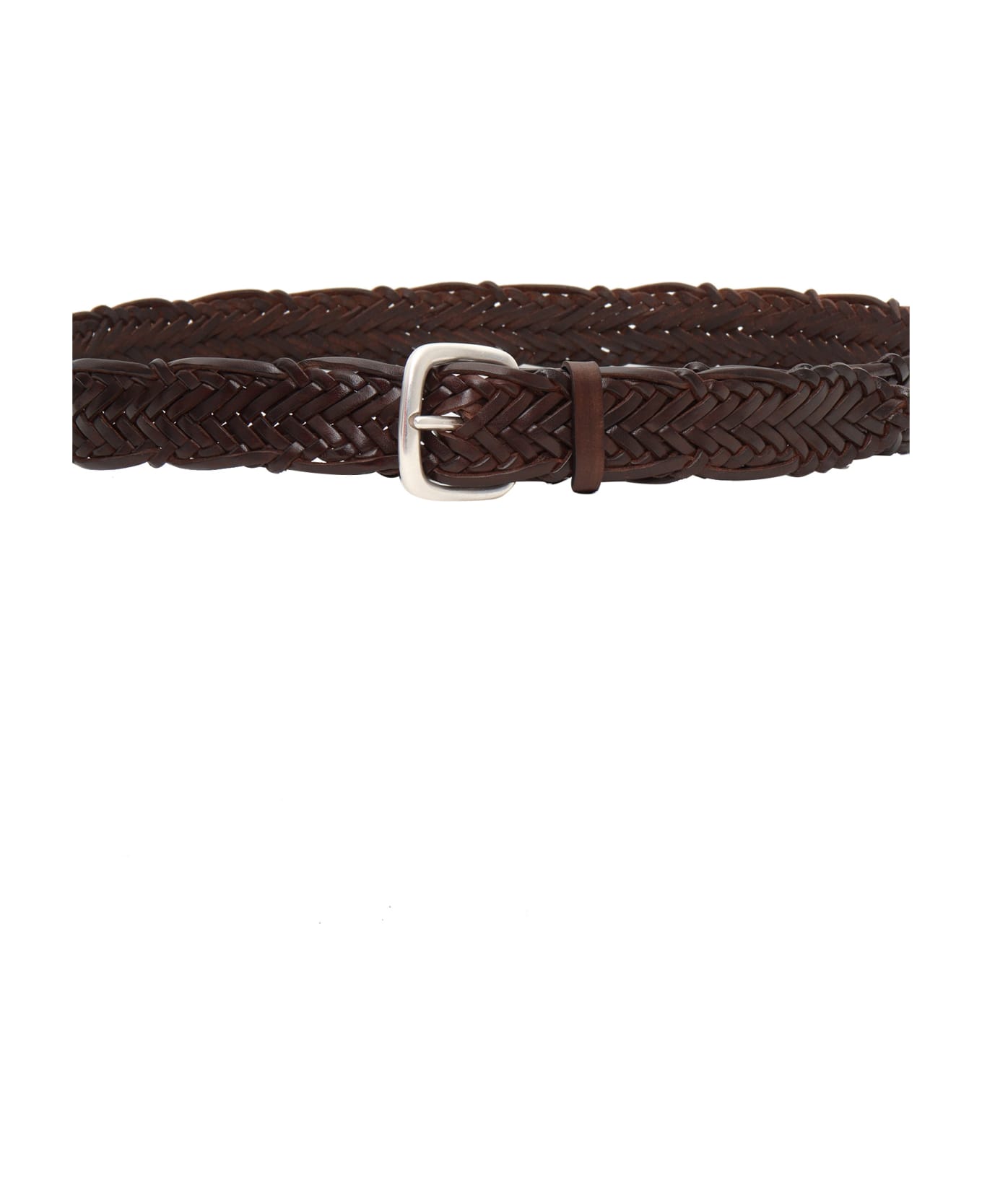 Orciani Brown Braided Belt - BROWN ベルト