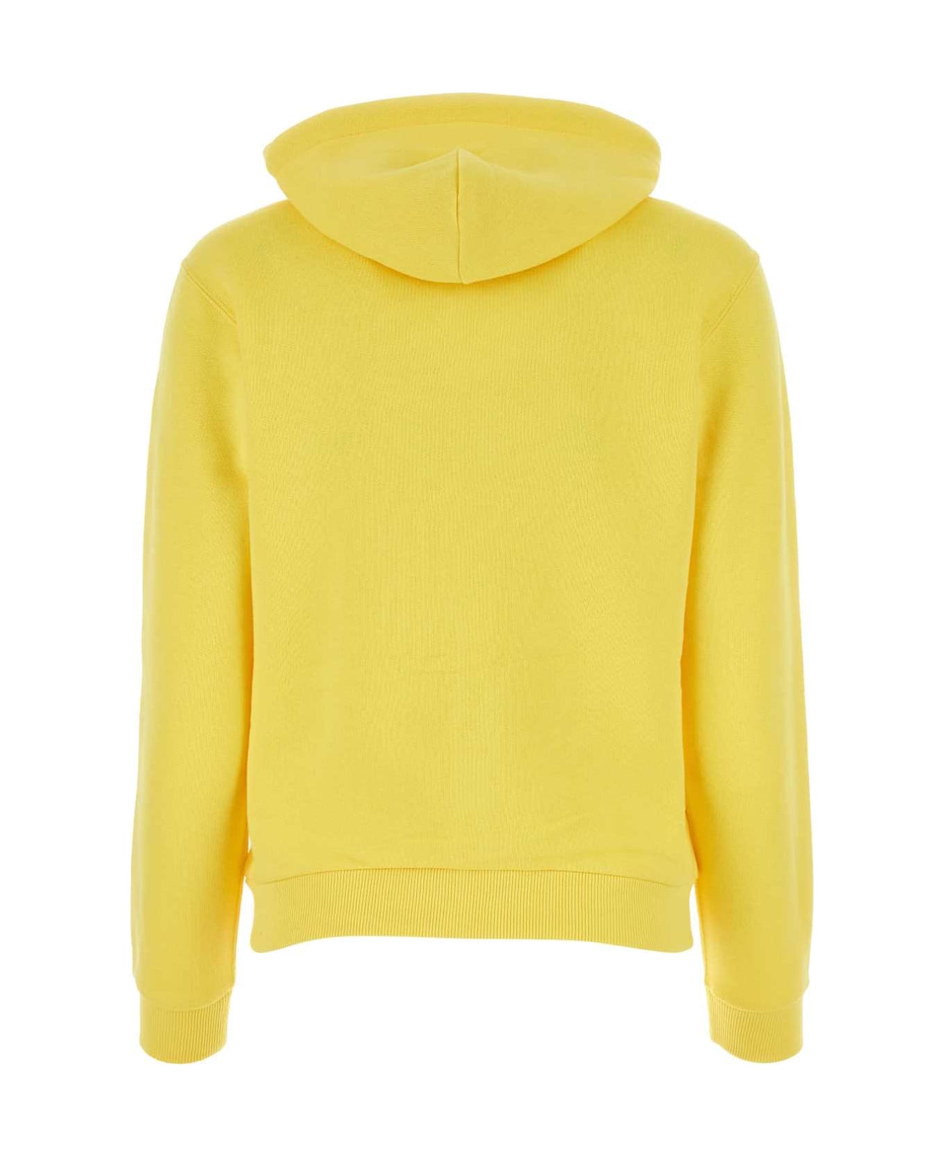 Polo Ralph Lauren Yellow Cotton Blend Sweatshirt - COASTALYELLOW