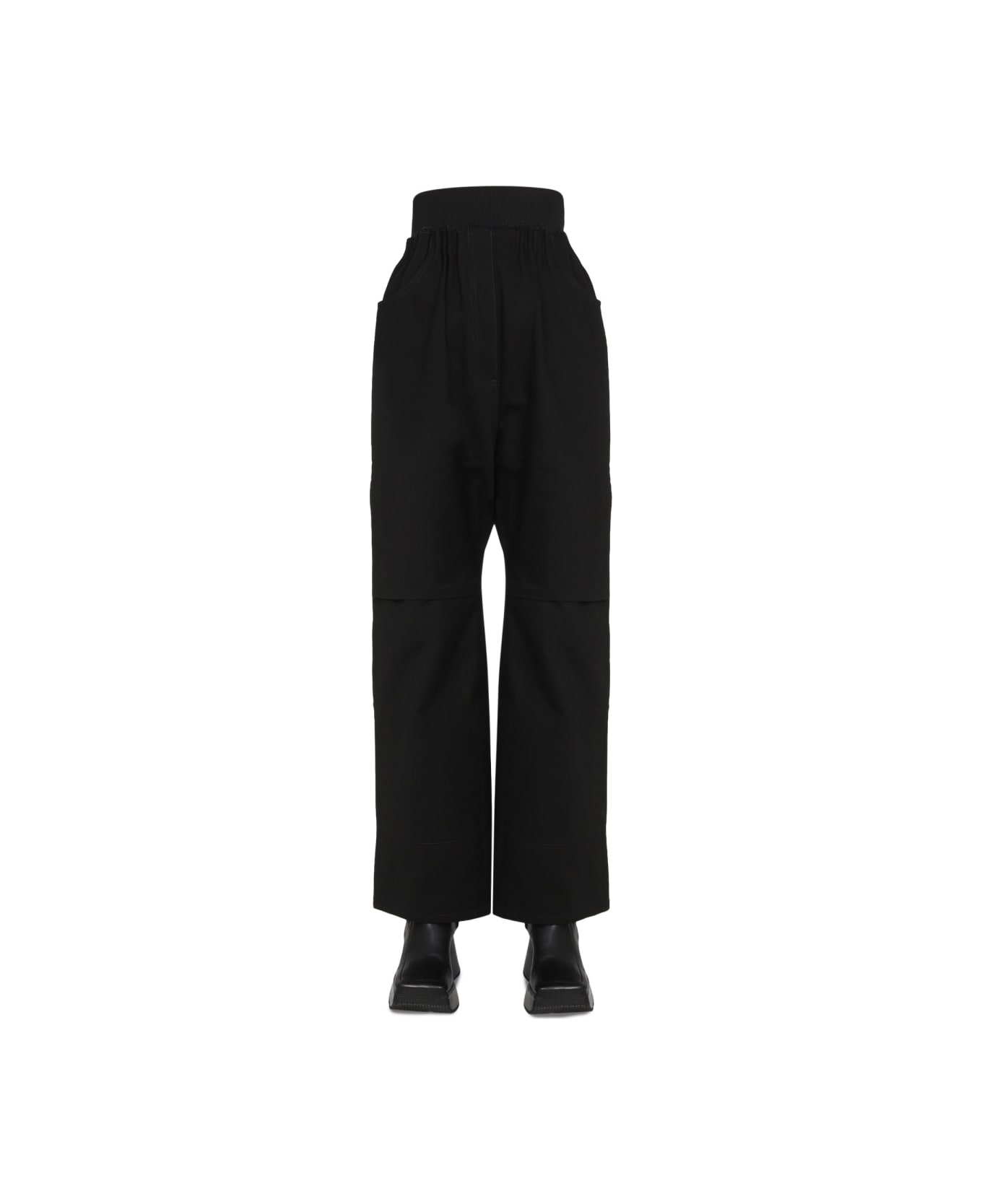 Raf Simons High Waist Pants - BLACK