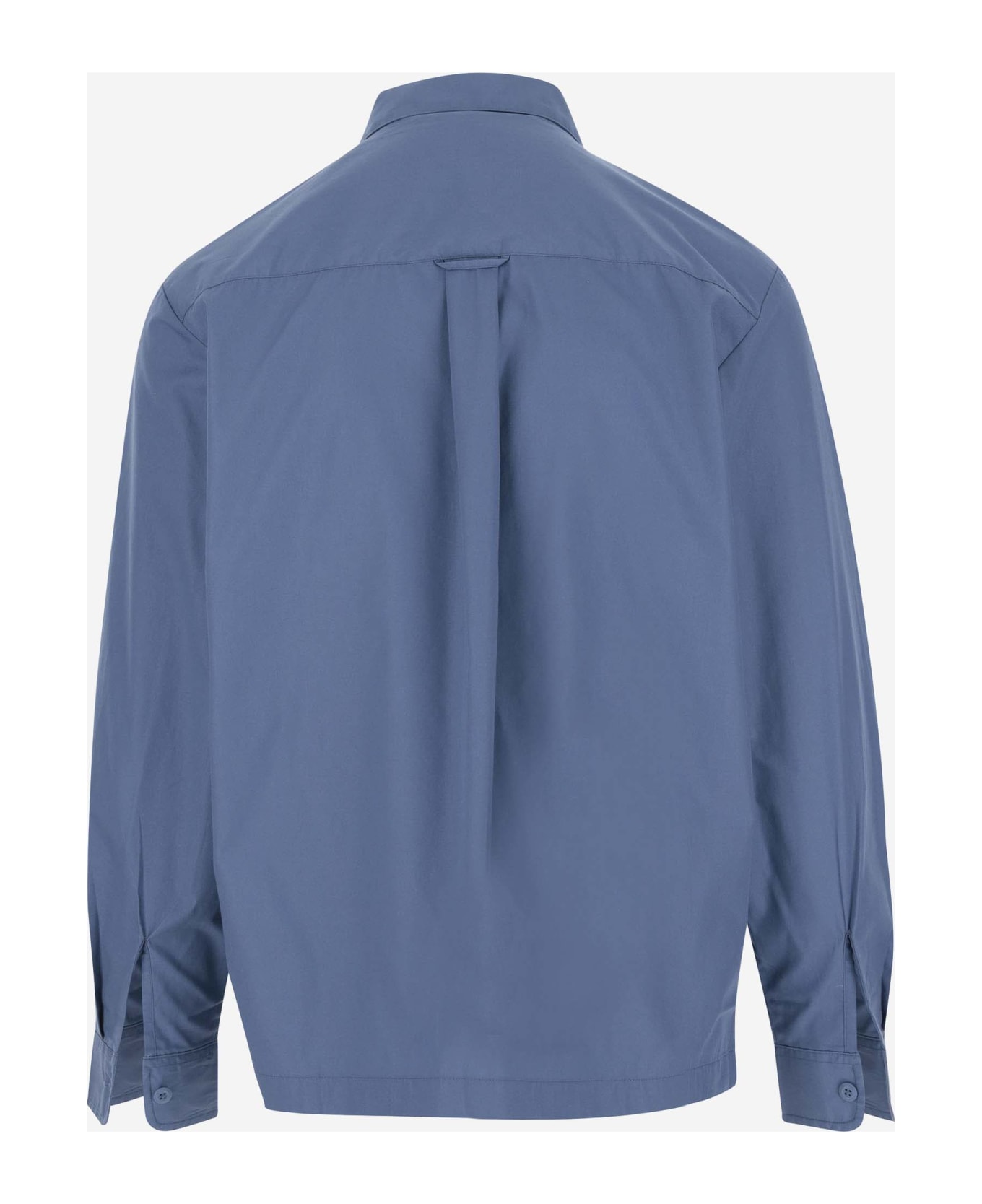 Carhartt Cotton Blend Shirt With Logo - Light Blue