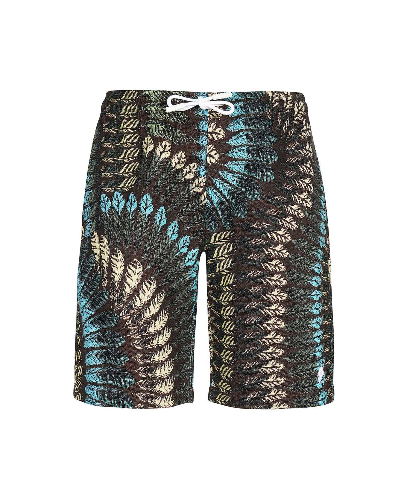 Marcelo Burlon Knitted Bermuda Shorts - Multicolor