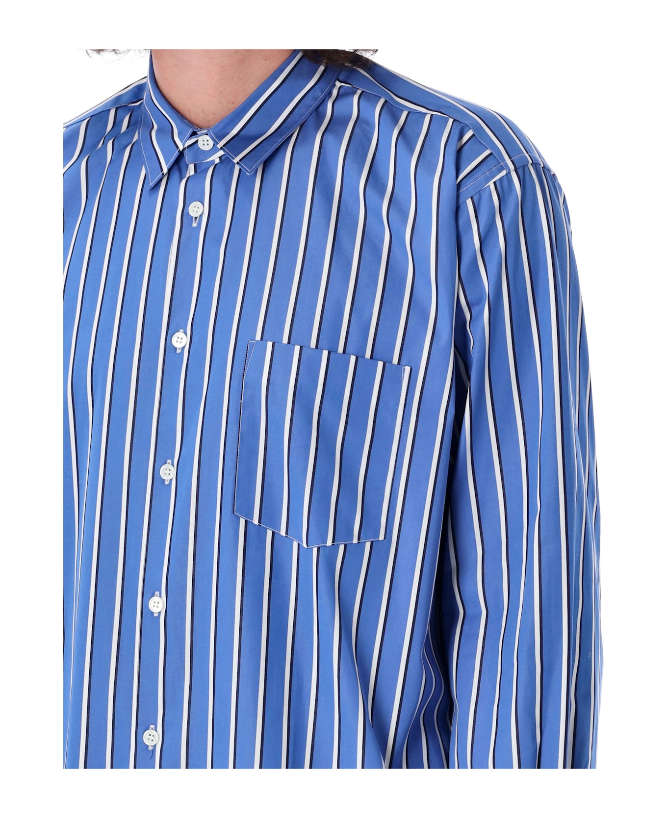 Comme des Garçons Shirt Stripes Shirt - BLU STRIPES