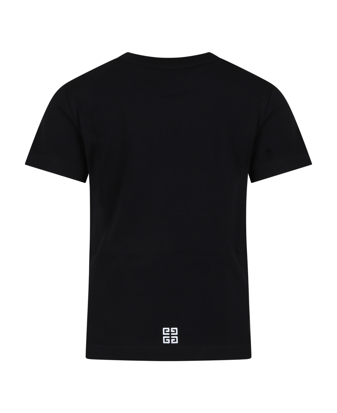 Givenchy Black T-shirt For Boy With Logo - Nero Tシャツ＆ポロシャツ