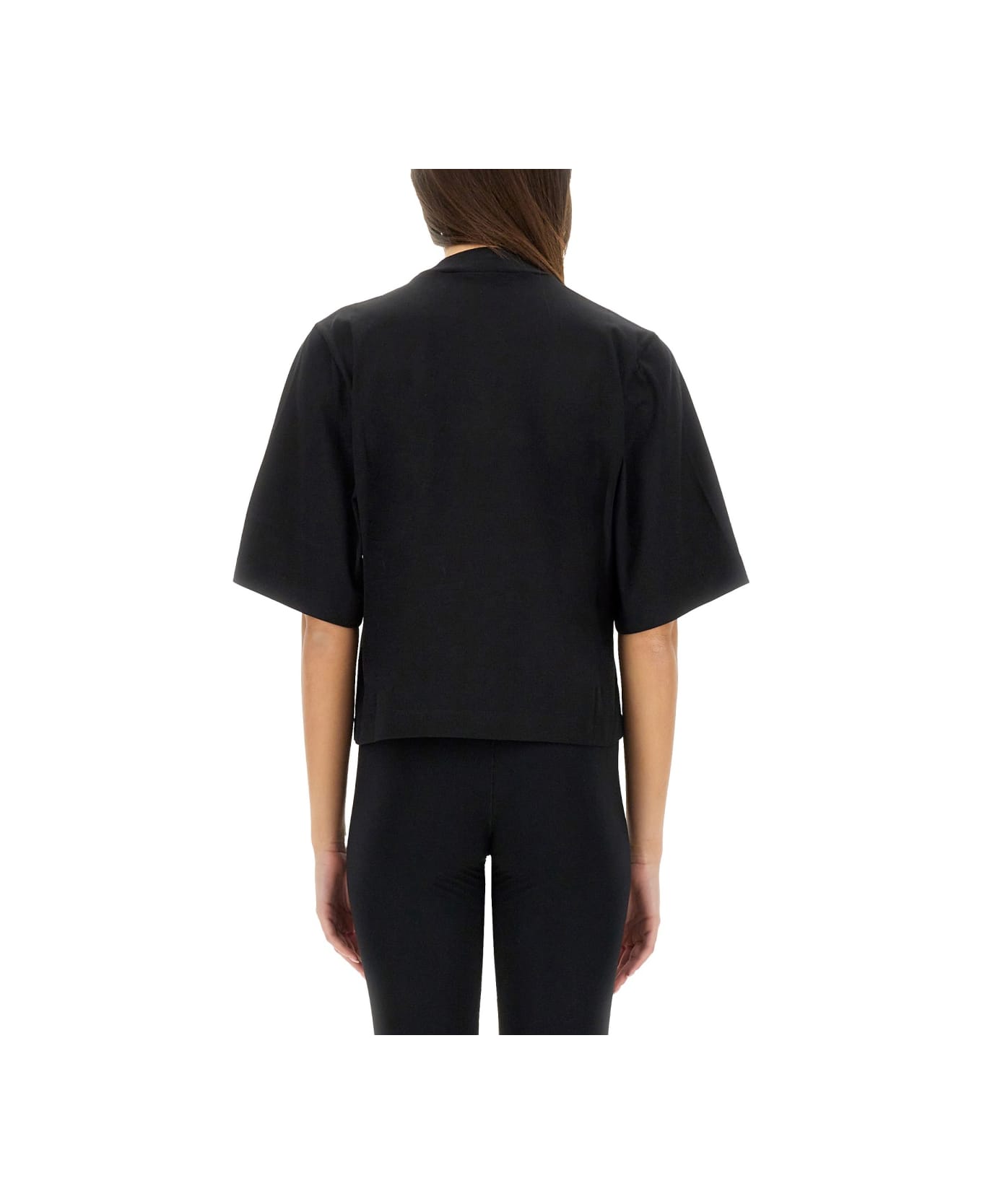 Palm Angels T-shirt With Logo - BLACK