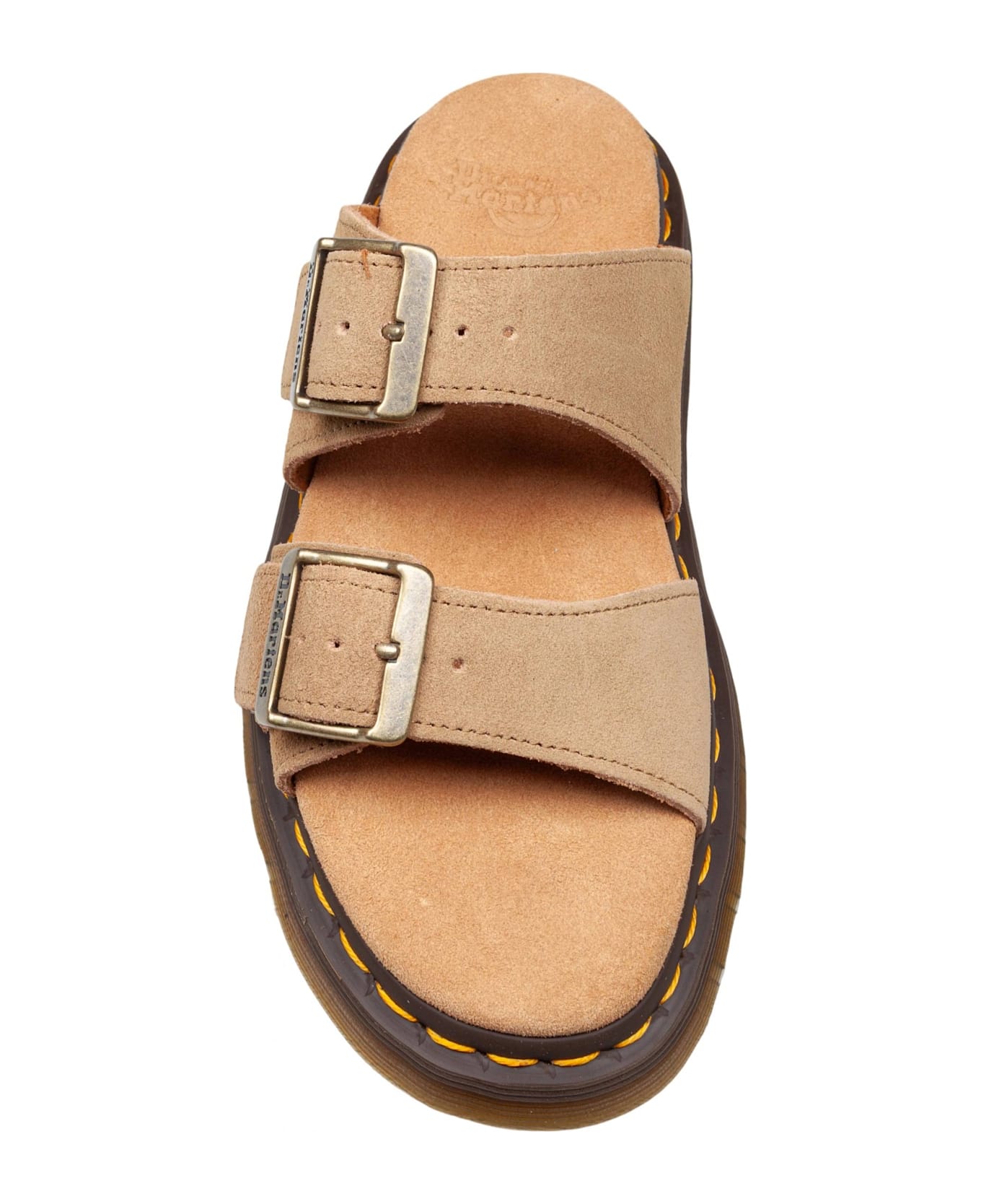 Dr. Martens Josef Slipper-mule In Beige Suede - Tan