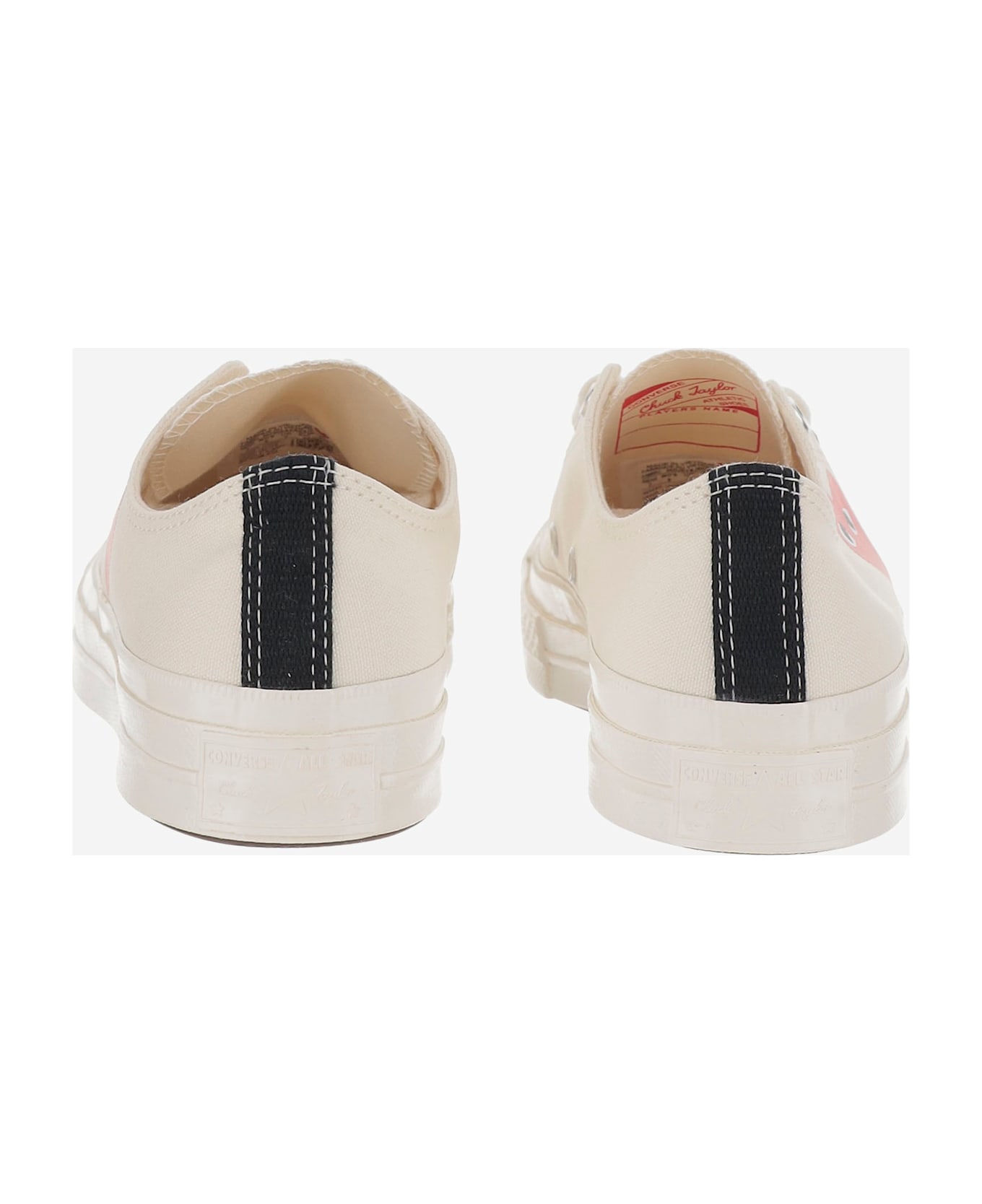 Comme des Garçons Play Comme Des Garçons X Converse Canvas Sneakers - White