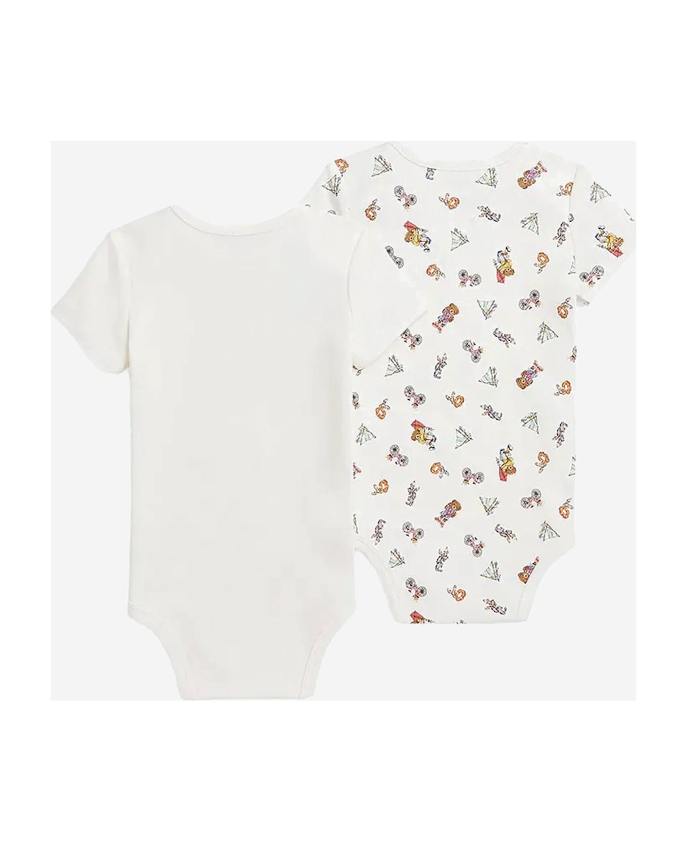 Polo Ralph Lauren Set Of Two Cotton Bodysuits - Red