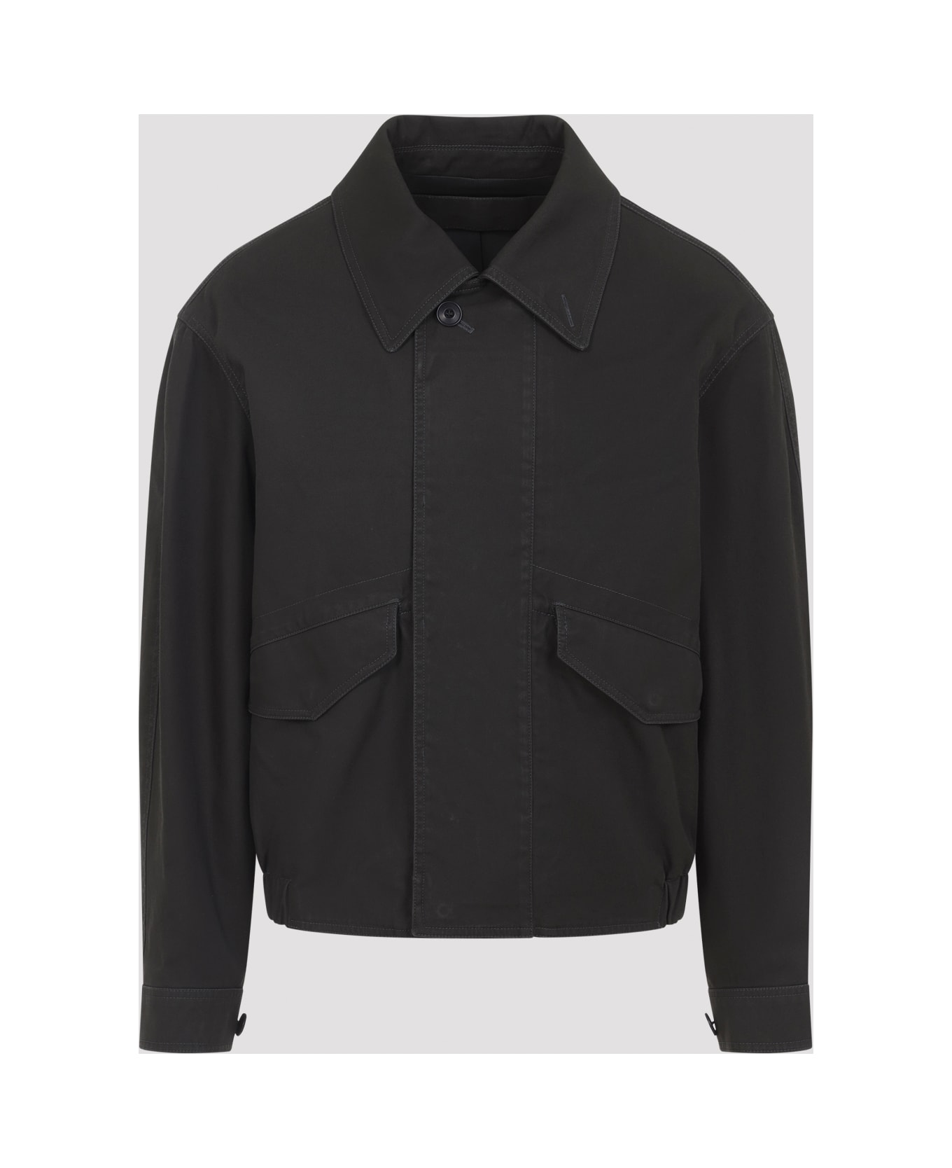 Lemaire Boxy Blouson Jacket - Espresso