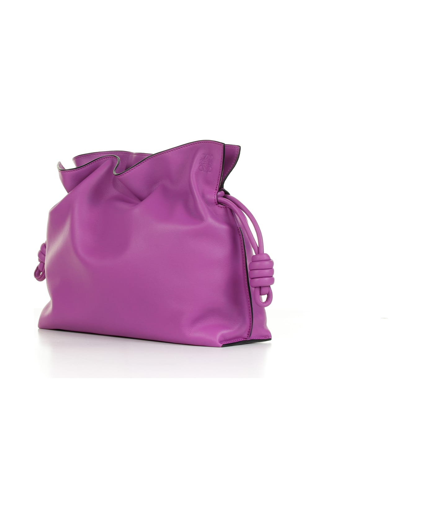 クラッチバッグ LOEWE FLAMENCO MEDIUM CLUTCH IN PECAN/PARROT PINK Loewe Flamenco Medium Leather Clutch - Pink - ShopStyle
