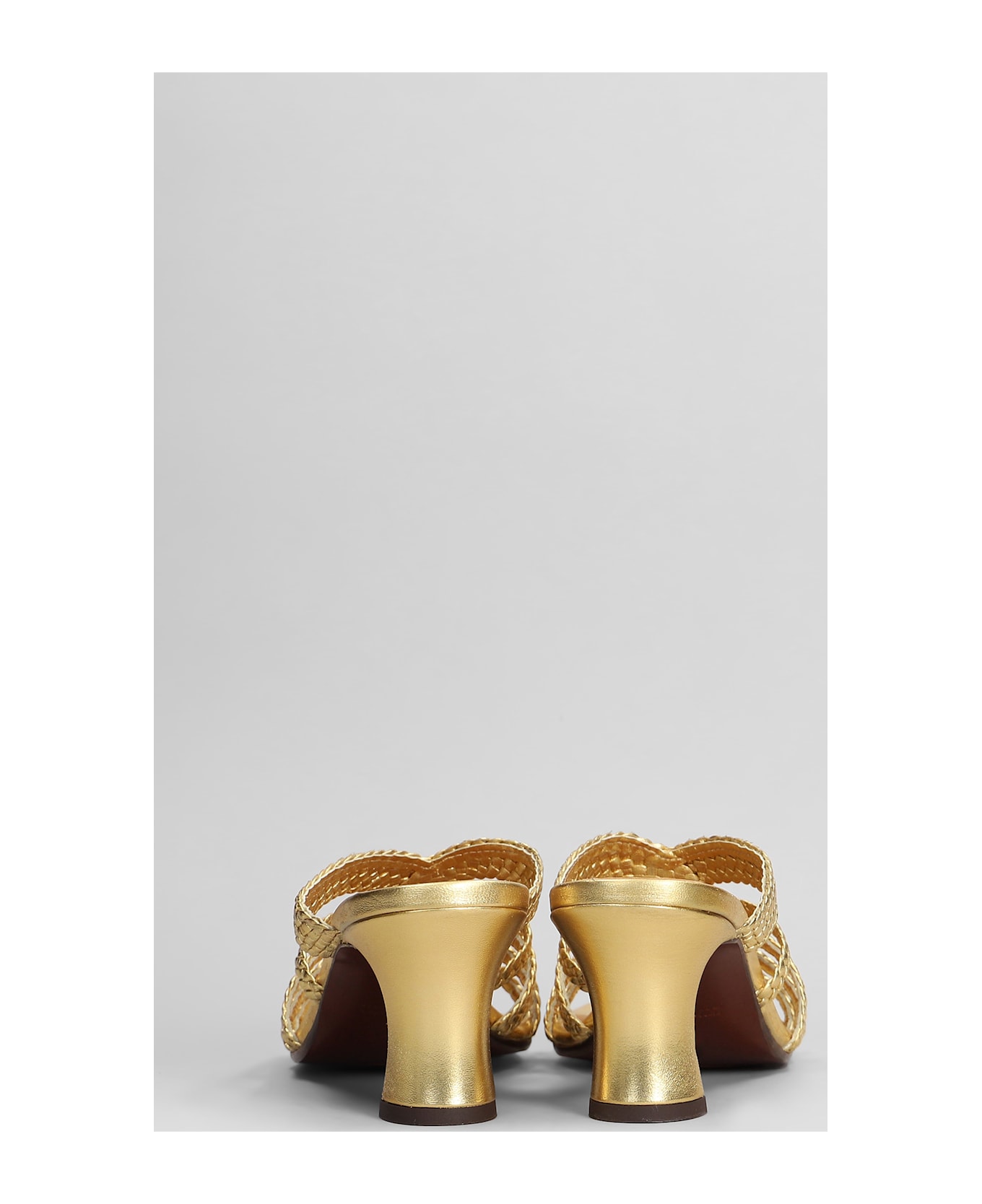 Chie Mihara Sandals In Gold Leather - gold