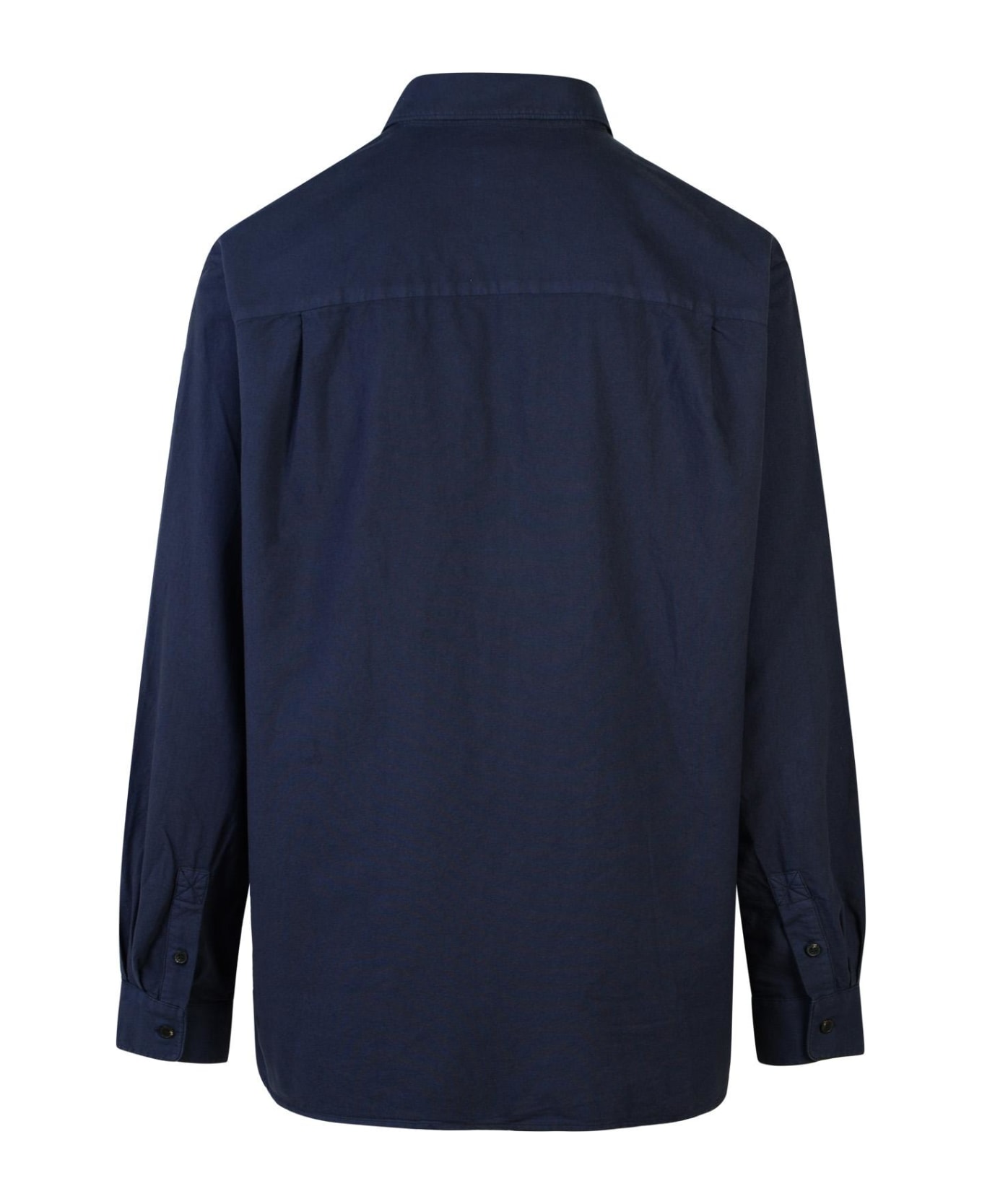 A.P.C. 
mateo
 Navy Cotton Shirt - BLUE