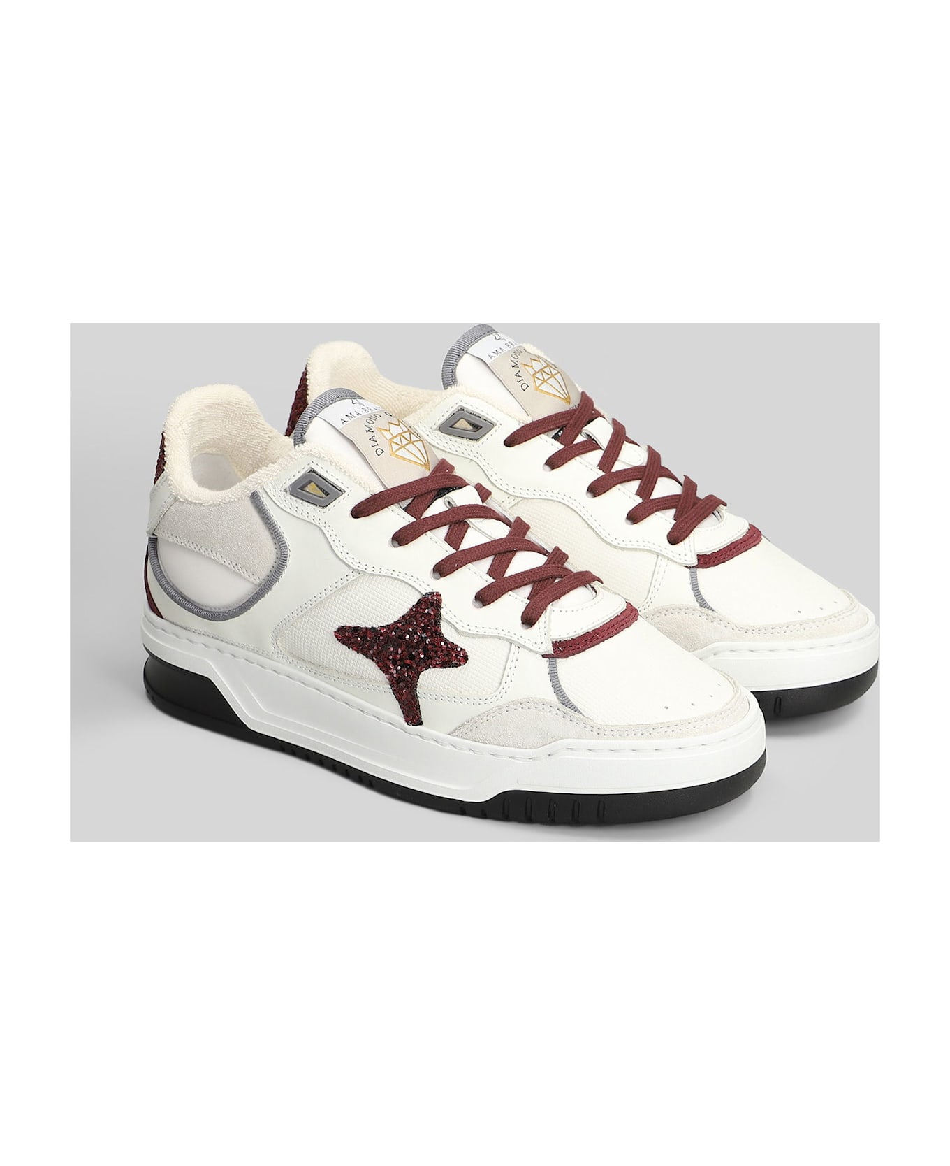 AMA-BRAND Sneakers In White Leather - white