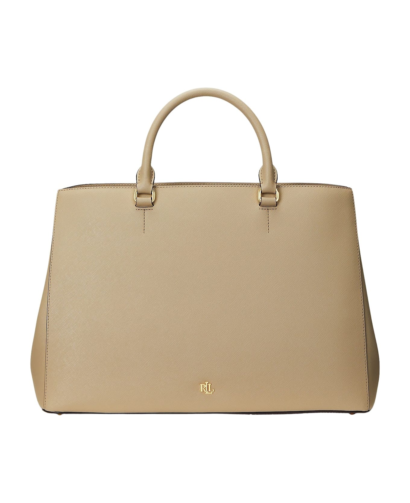 Ralph Lauren Hanna 37 Satchel Large - Birch Tan