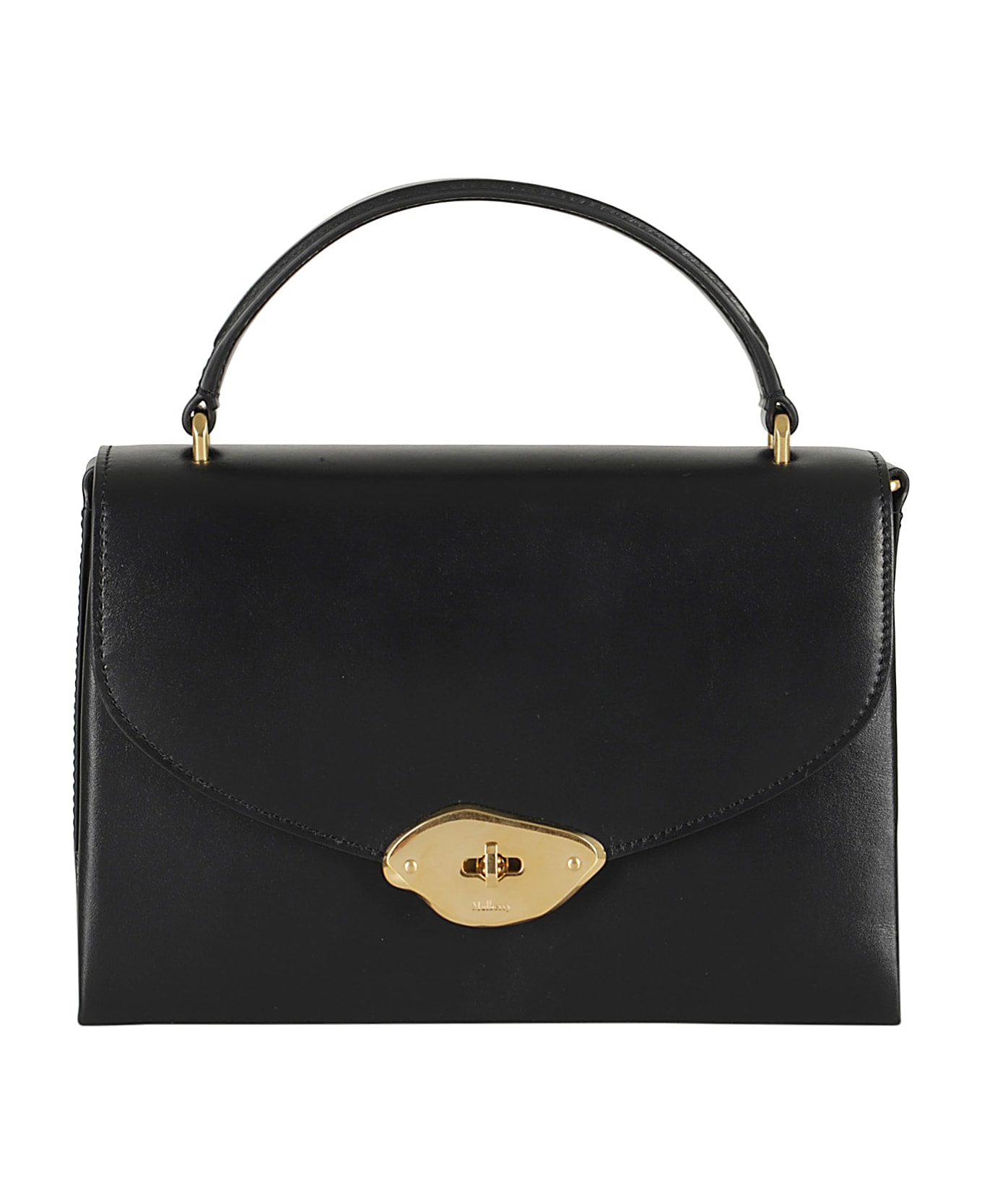 Mulberry Lana Top Handle High Gloss Leather - Black