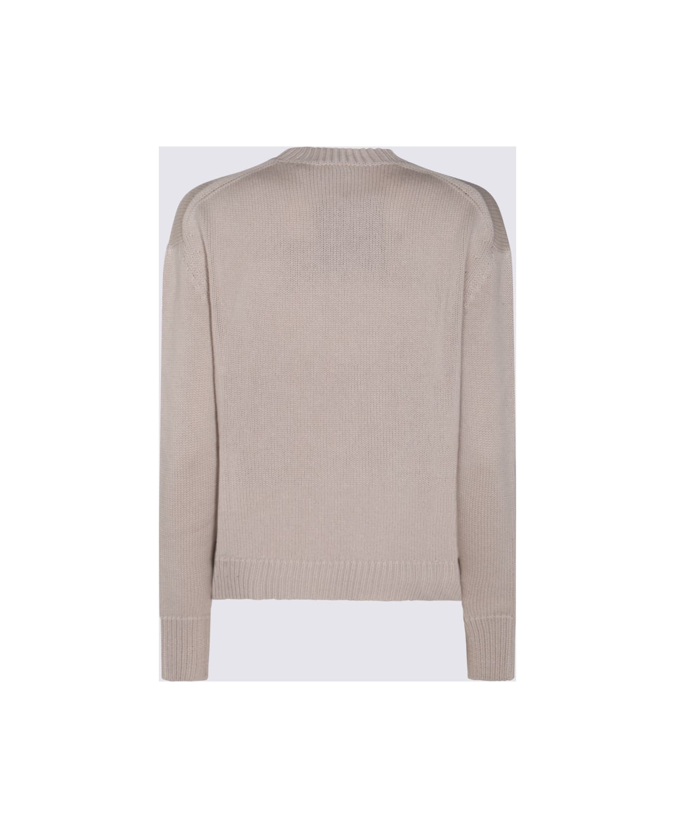 'S Max Mara Ecru Wool Knitwear - Beige