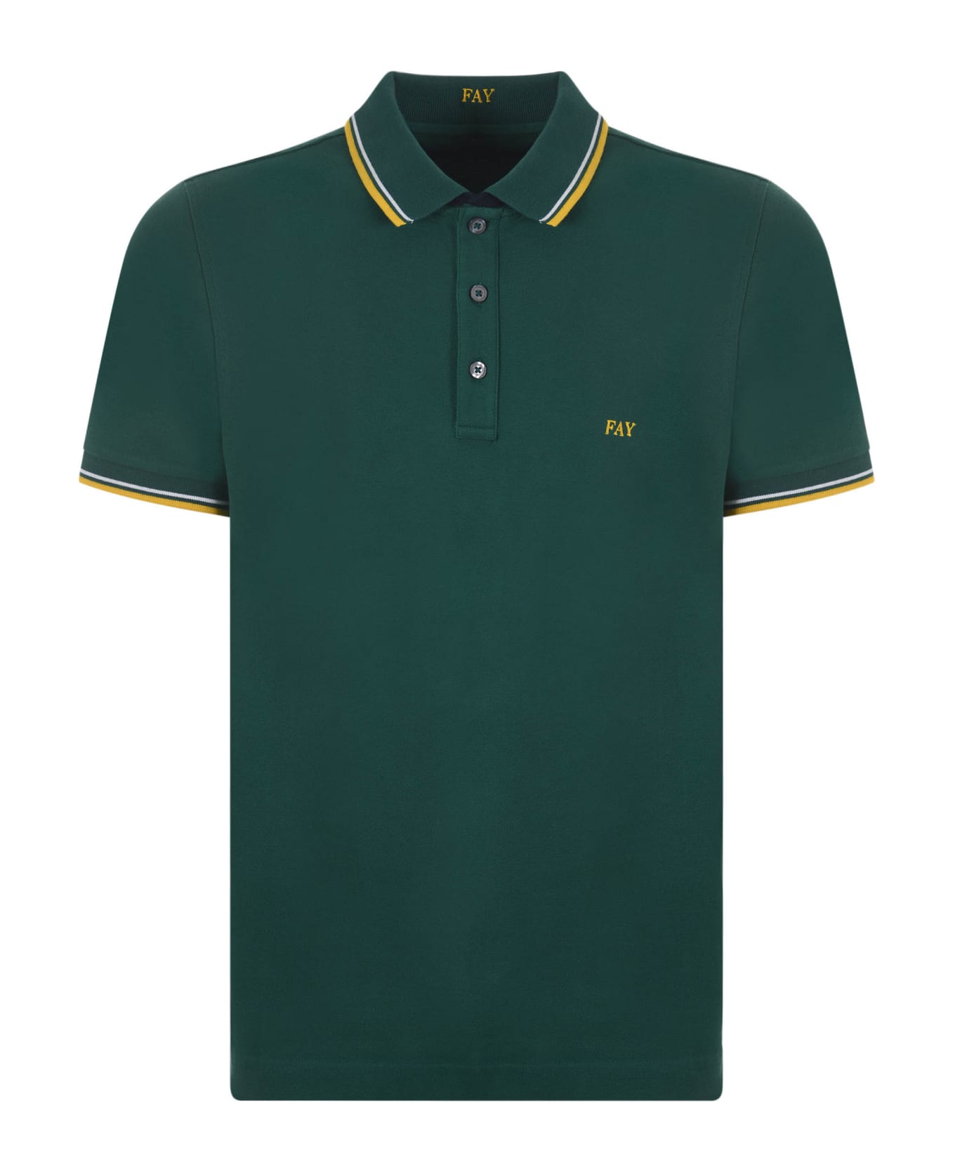 Fay Polo Shirt - Verde inglese