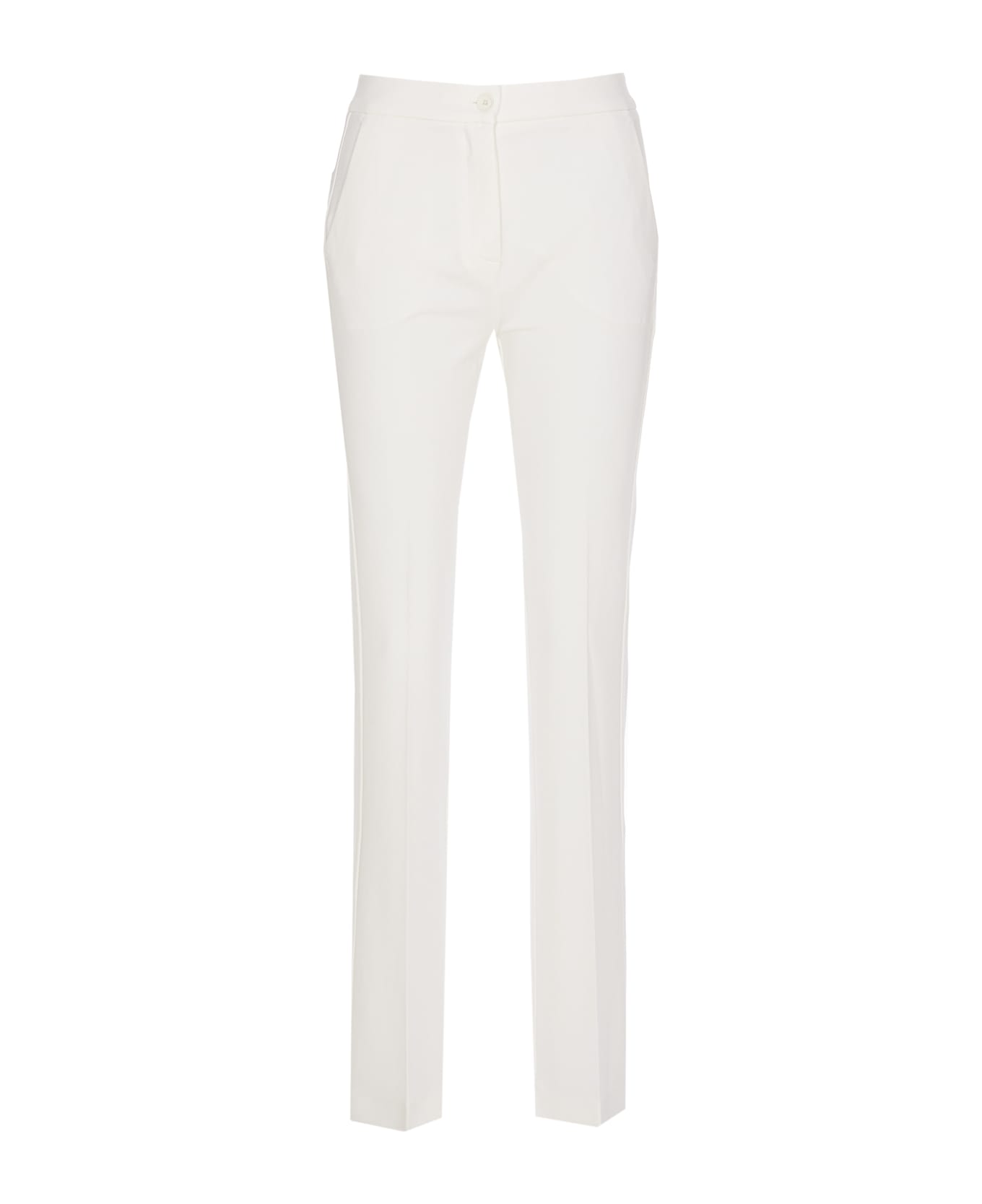 Pinko Resta Tailored Trousers - White
