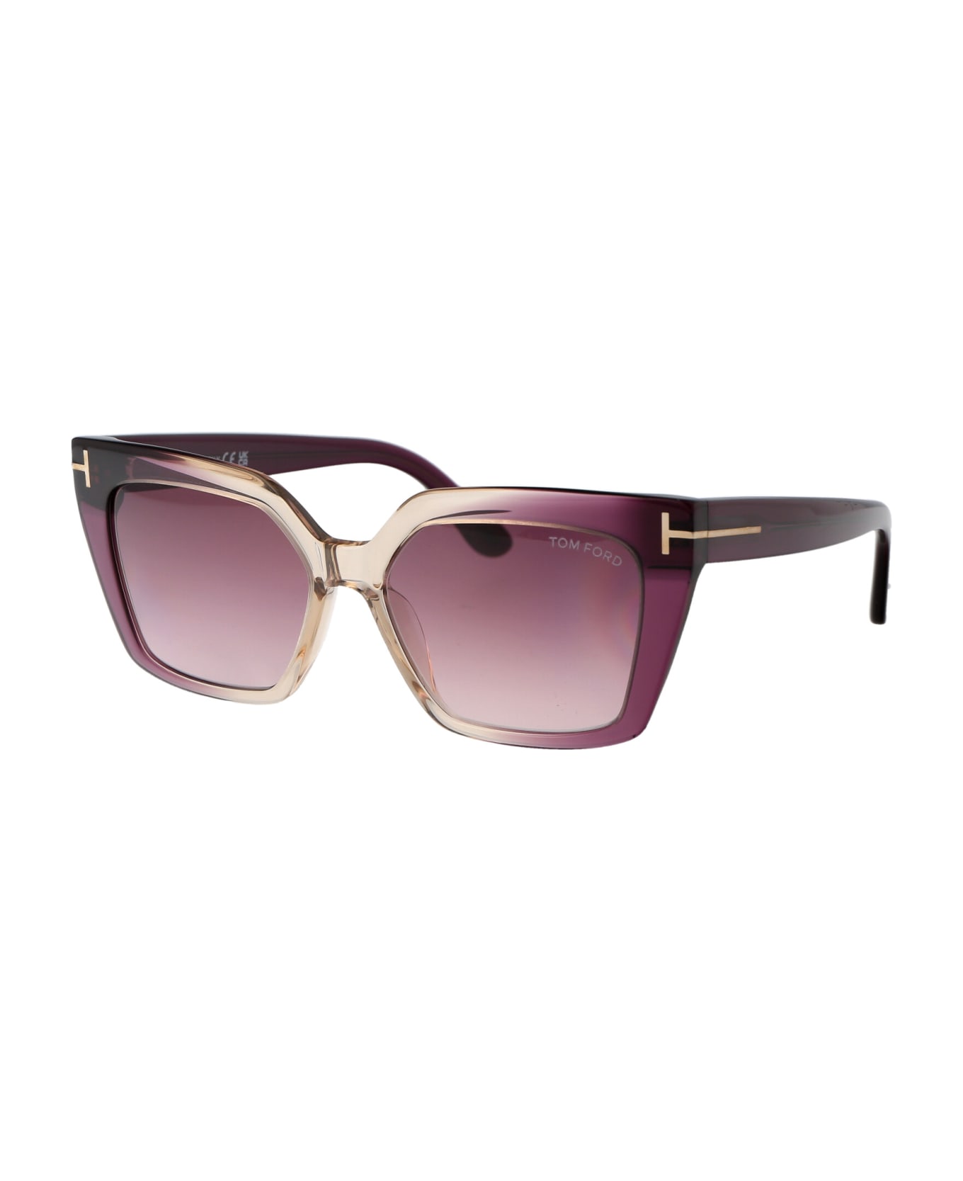 Tom Ford Eyewear Winona Sunglasses - 83Z Viola/Altro / Viola Grad E/O Specchiato