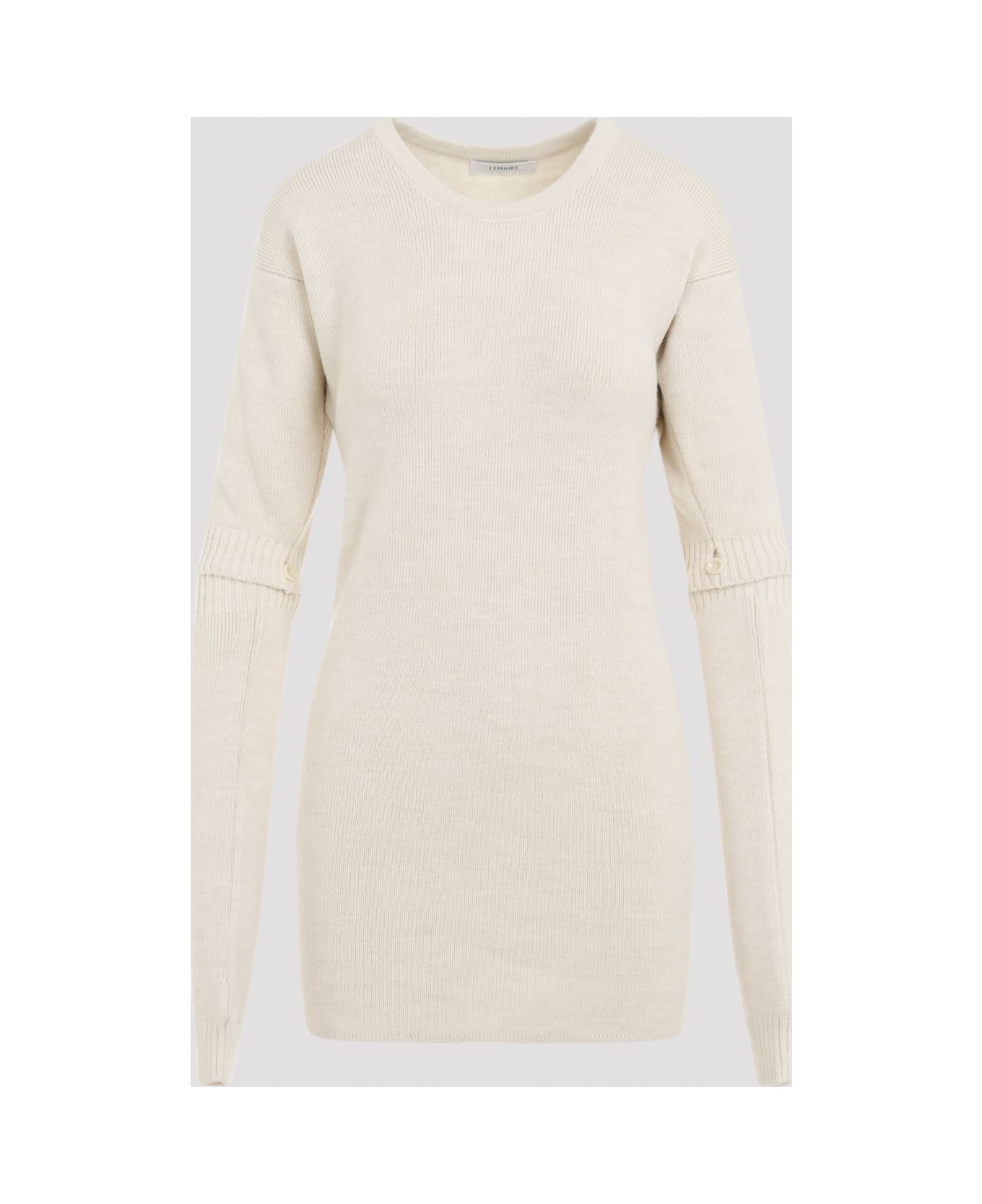 Lemaire Dress With Detachable Sleeves - Light Cream