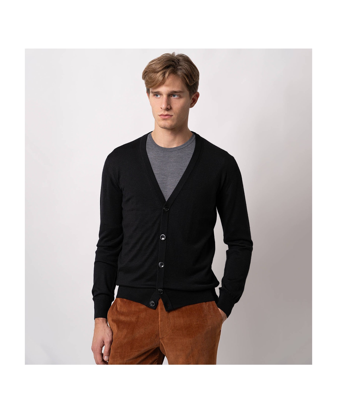 Larusmiani Cardigan Spirit 54 Cardigan - Black