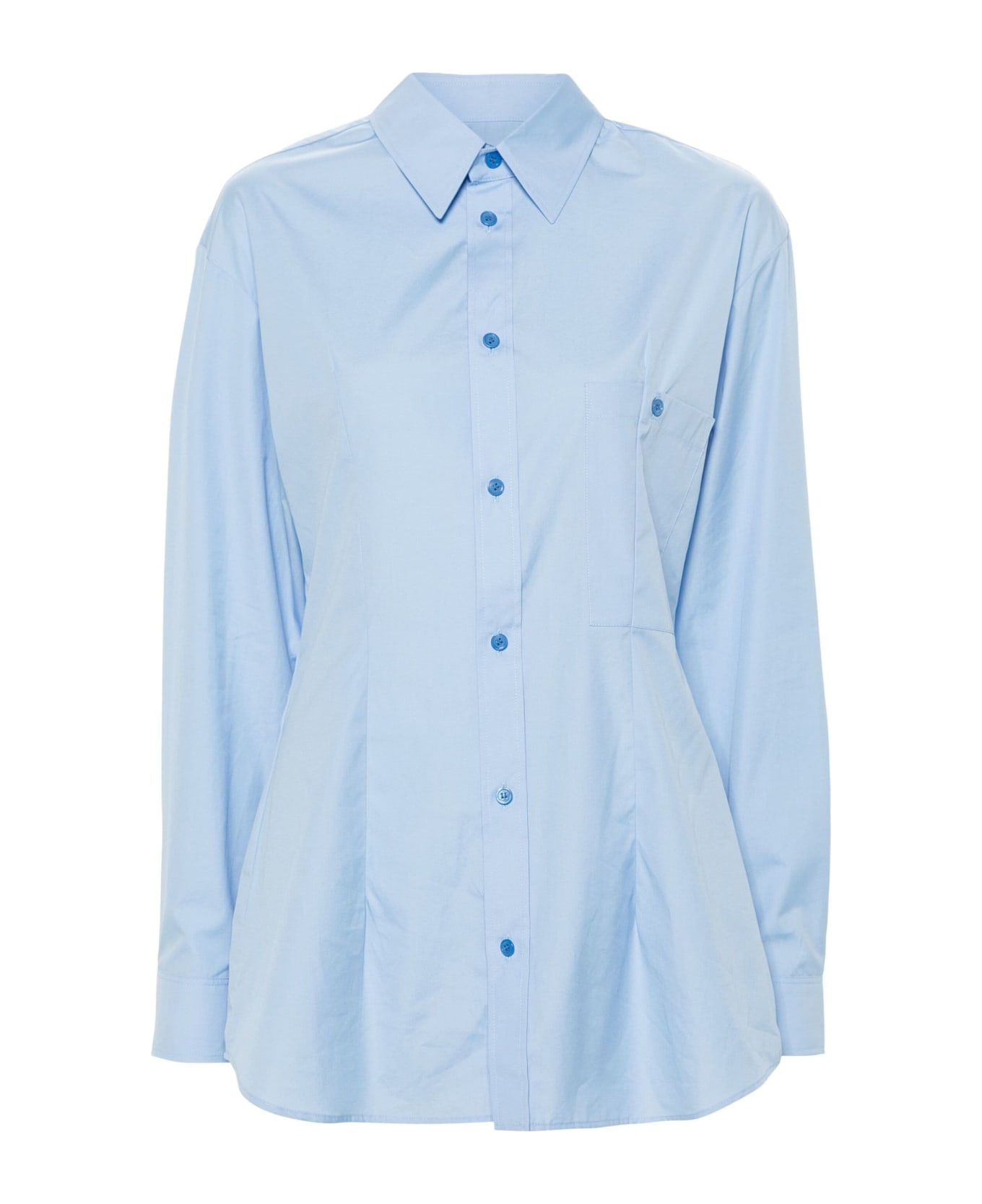 Marni Light Blue Cotton Shirt - Blue