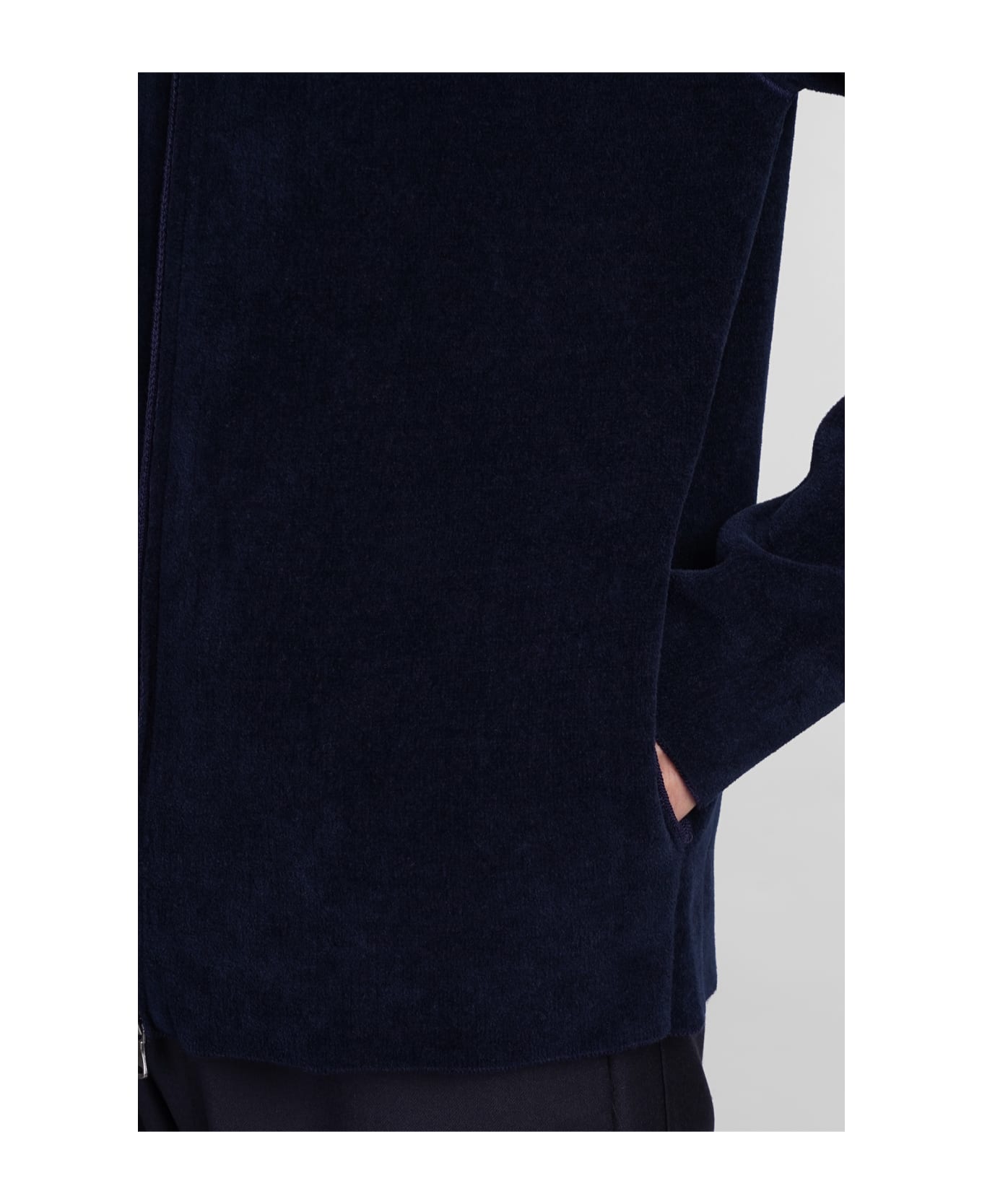 Barena Relo Sweatshirt In Blue Cotton - blue