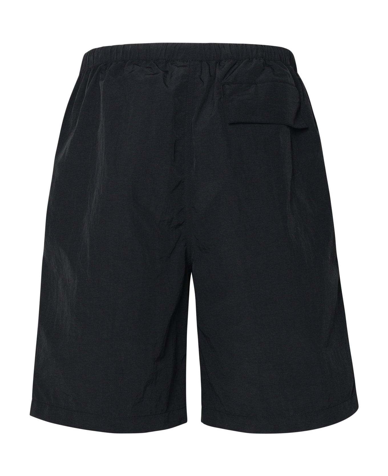 Marcelo Burlon Cross Embroidered Bermuda Shorts - Black ショートパンツ