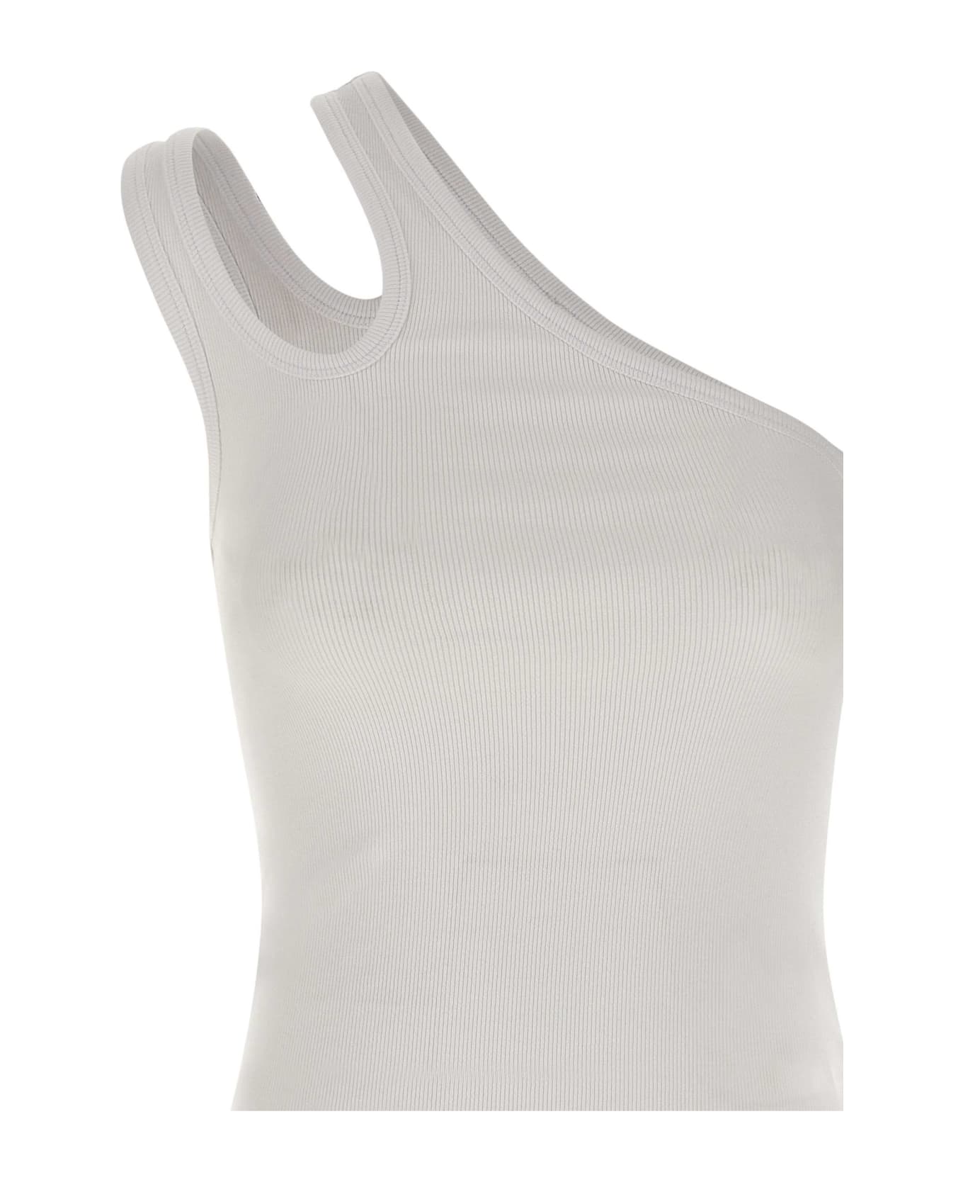 REMAIN Birger Christensen Cotton Jersey Top - WHITE