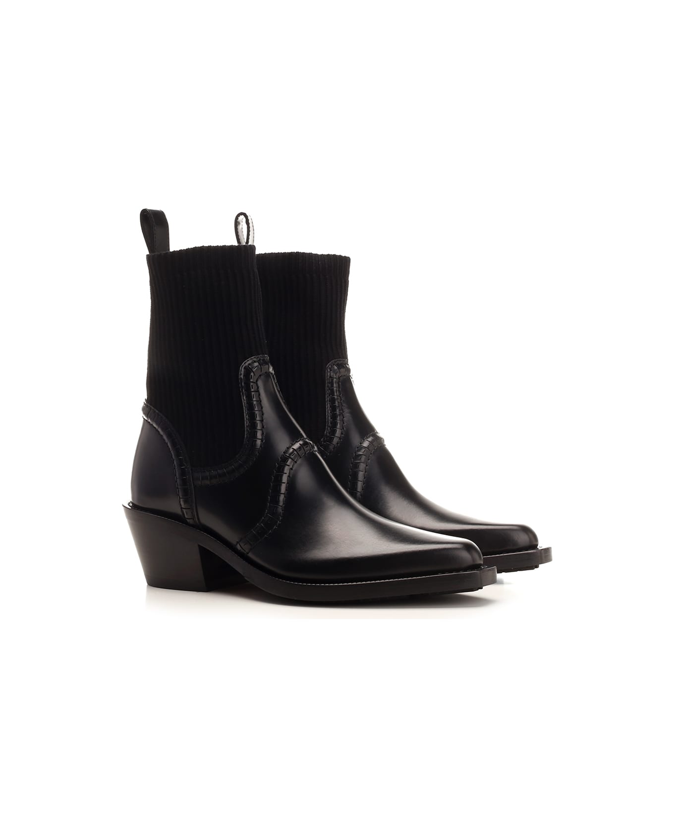 Chloé 'nellie' Texan Boot - Black